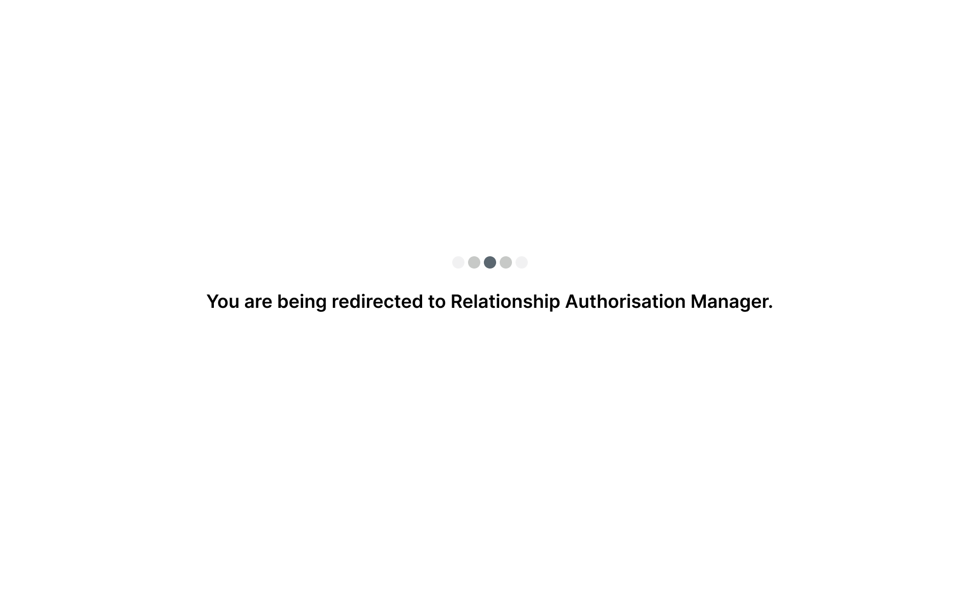 Platform connects to RAM to verify user's relationship to the organisation.