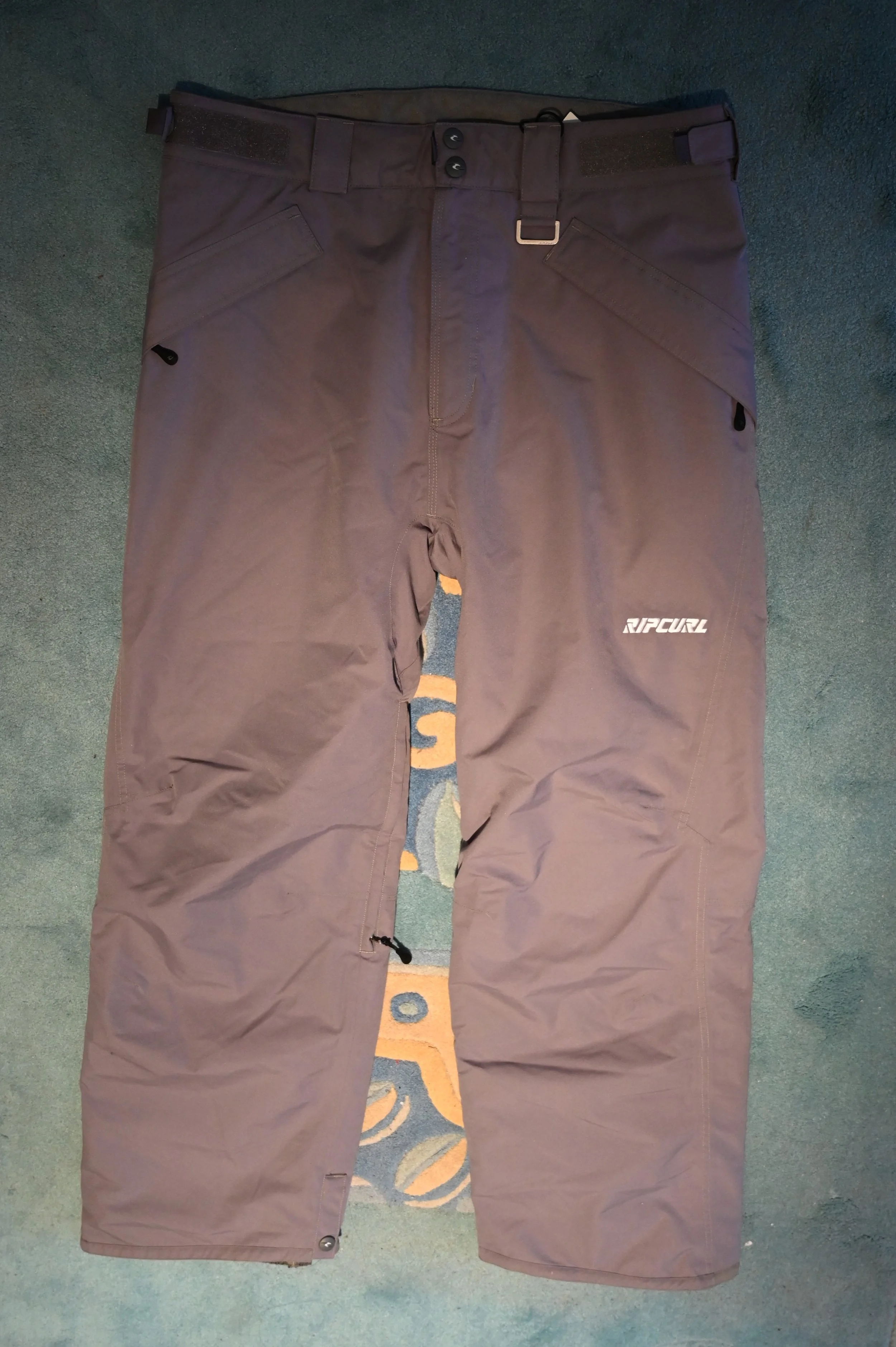 RIPCURL RIDER  NOTORIOUS SNOW PANTS S9CPAE GREY MENS XLARGE