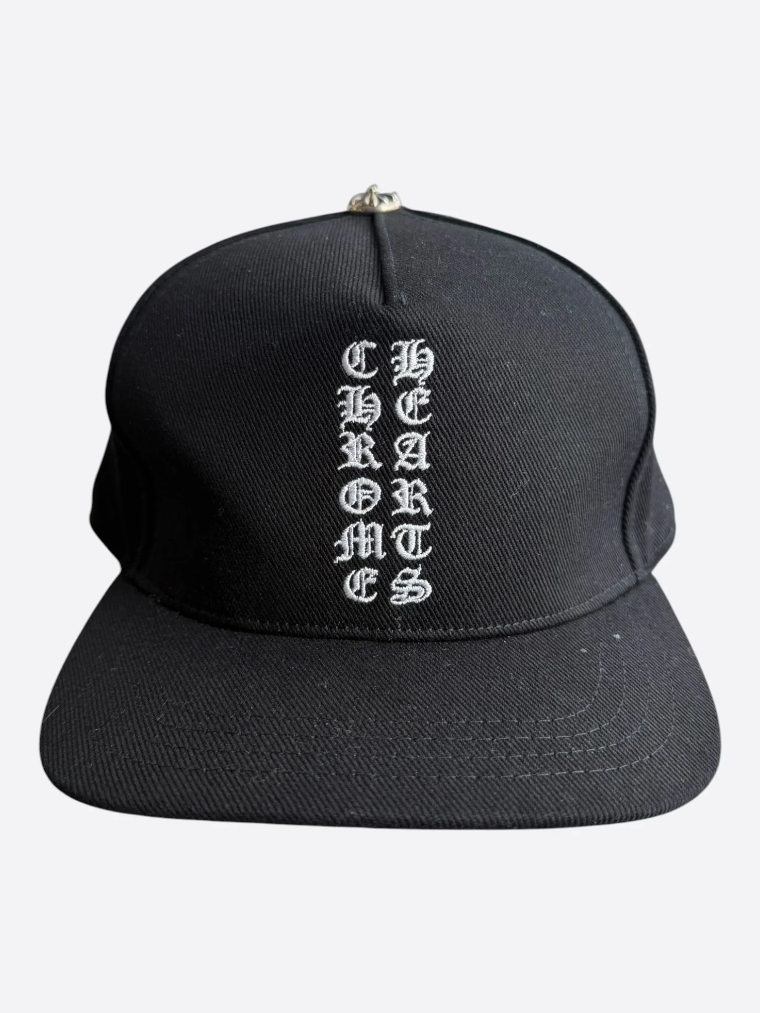 Chrome Hearts Vertical Logo Baseball Hat - Brand New