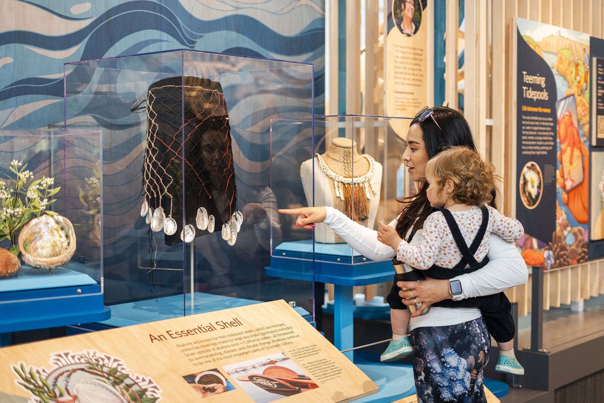 California artists contributed works that give each story a tactile reality.