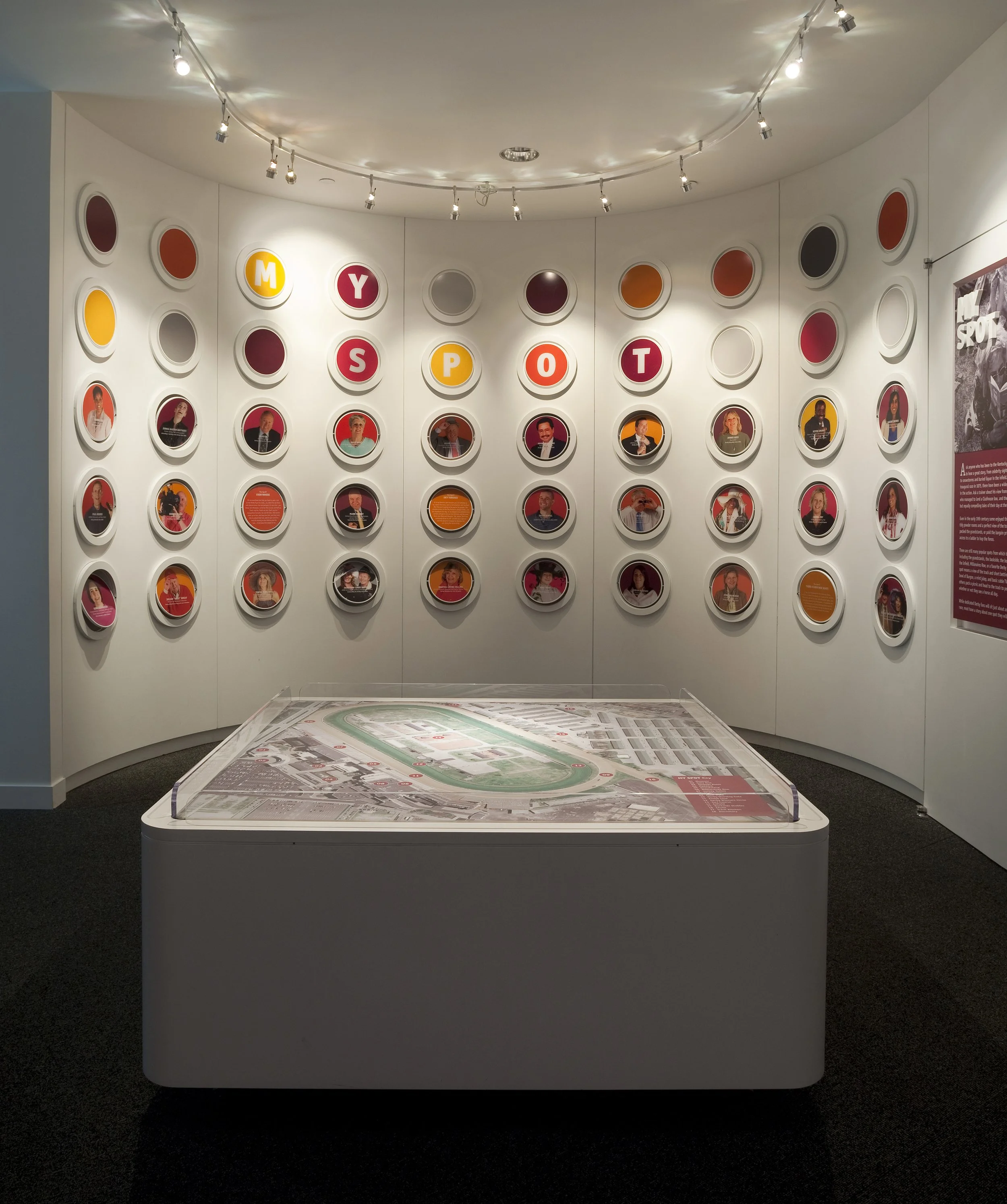 Throughout the museum, exhibits highlight first-hand accounts from fans and participants.