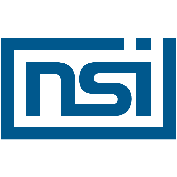 Logo met de letters 'MSI' binnen een zwart vierkant op een blauwe achtergrond.