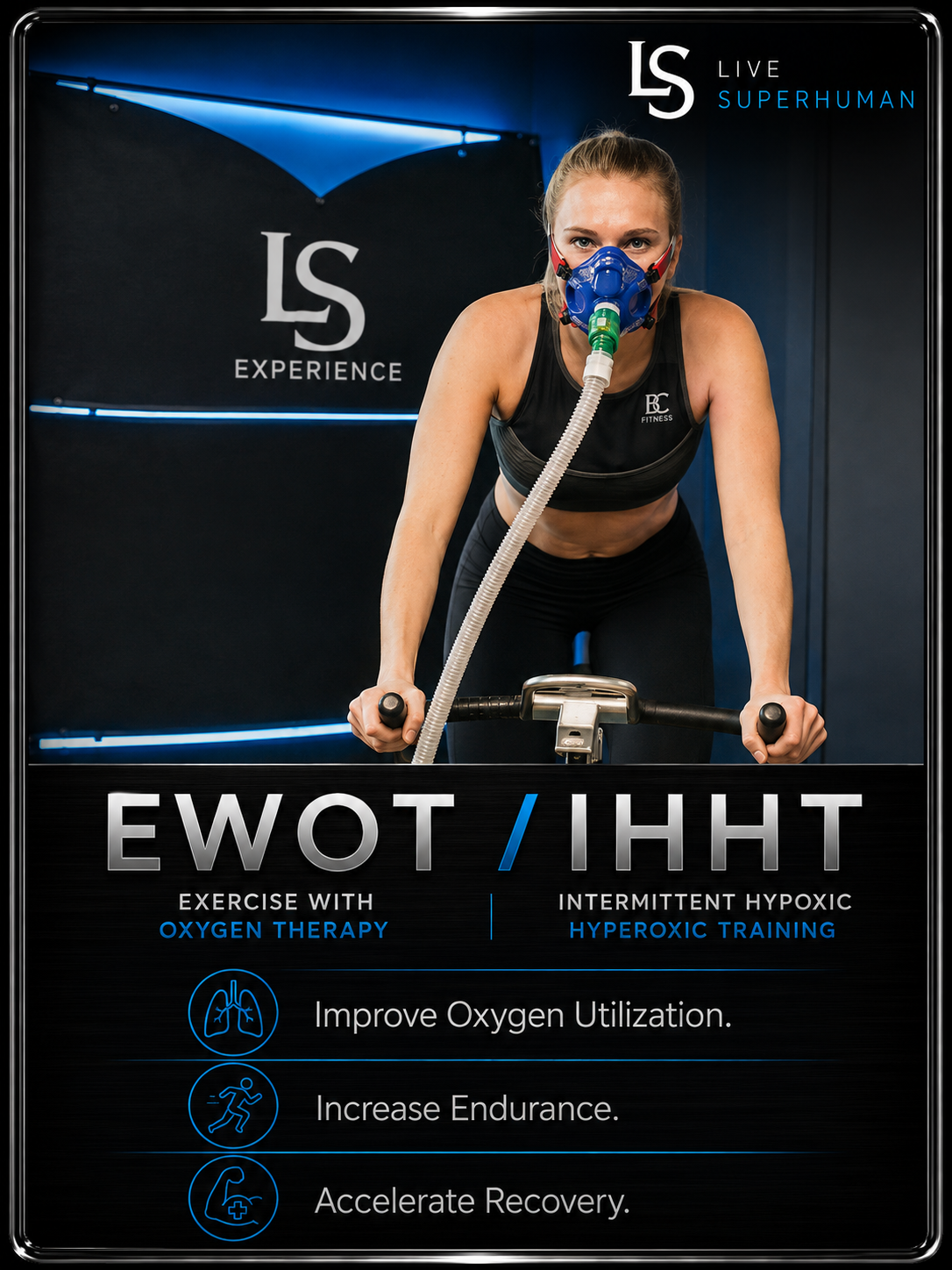 Live Superhuman with Exercise with Oxygen Therapy