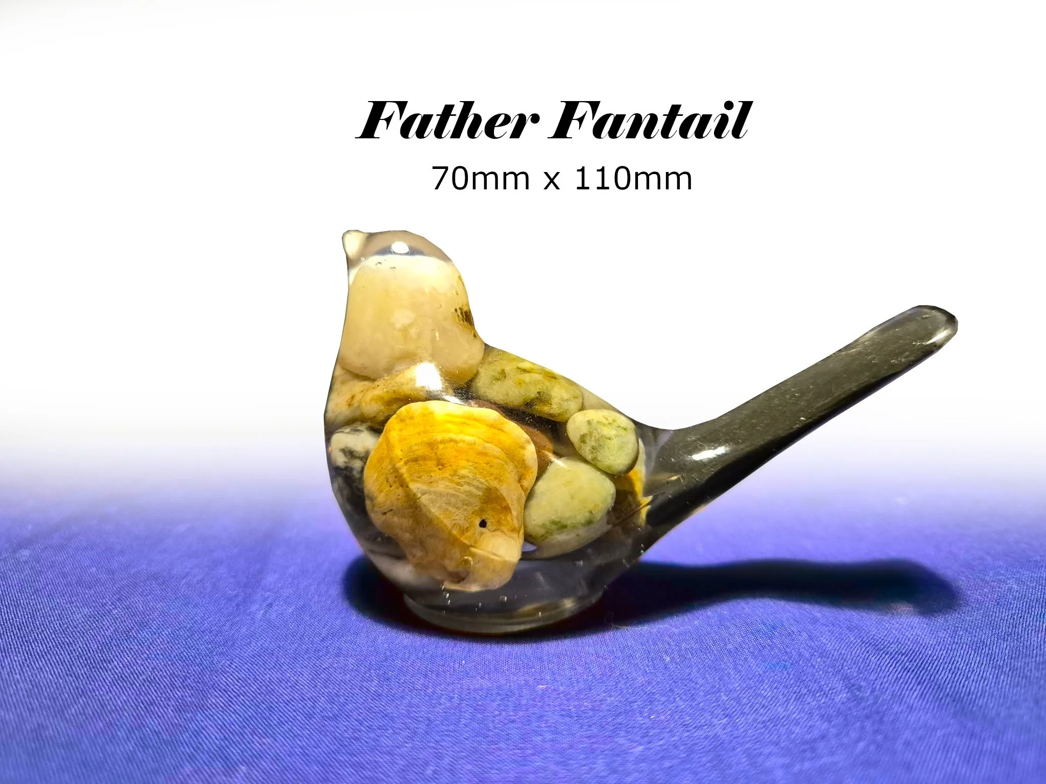 Resin Fantail Sculptures