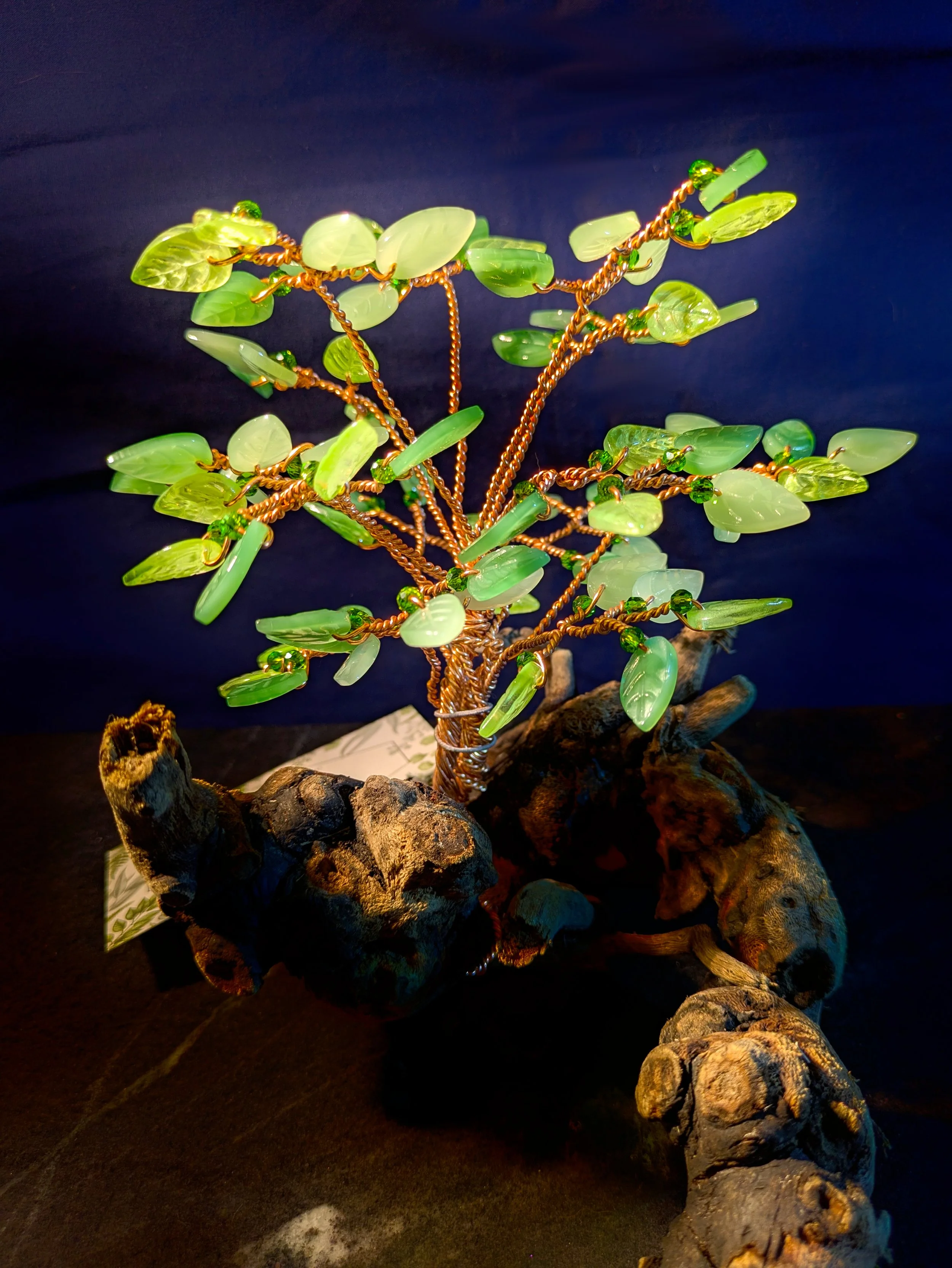 Springing Natural Green Wire Tree