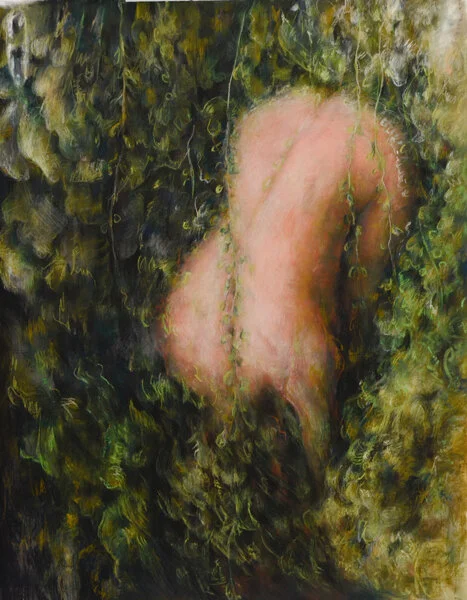 Daphne, 2018 Soft pastel on paper, 100x70 cm