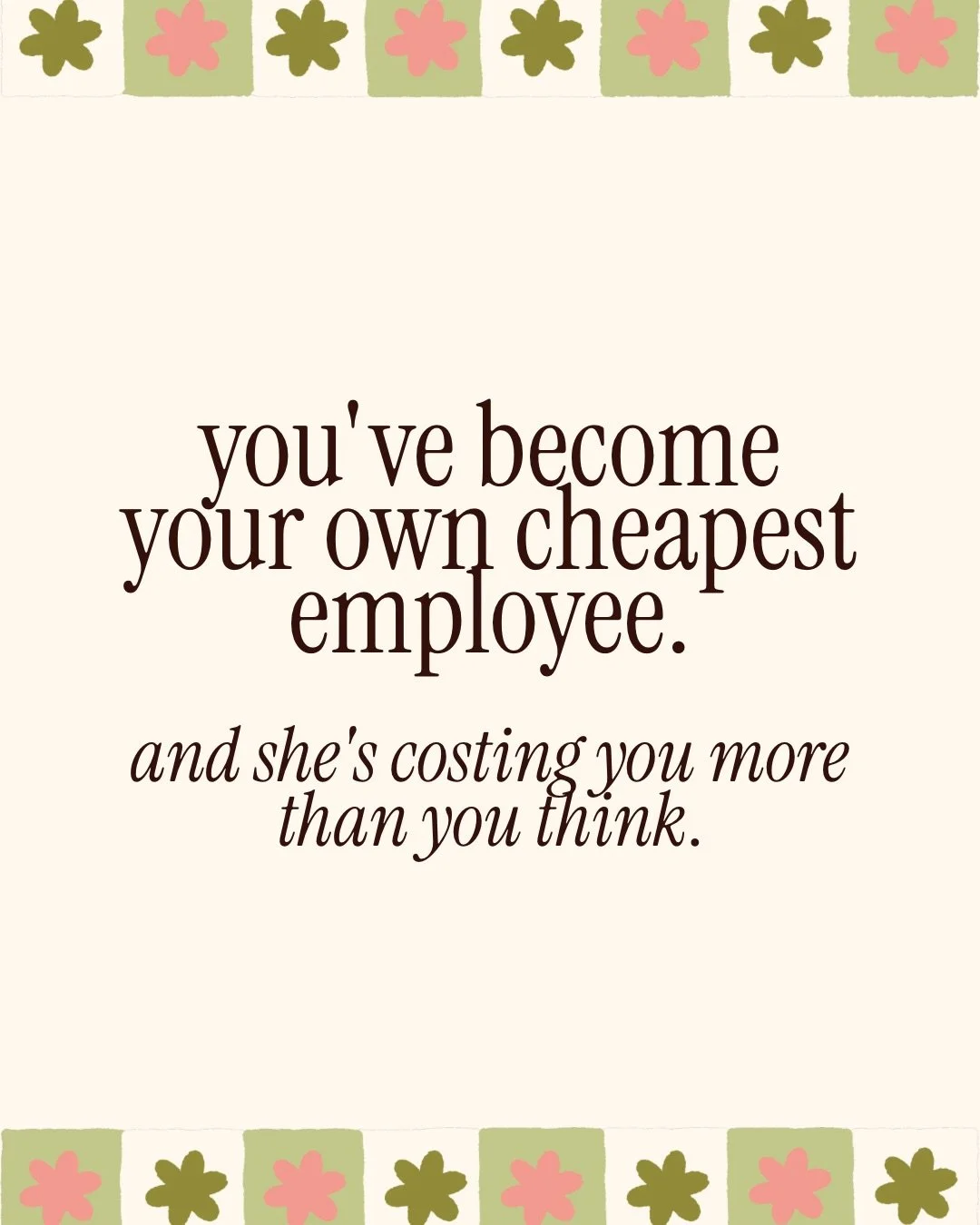 nobody would hire someone to work nights, skip lunch and do a job they were never trained for.
but that&rsquo;s the exact job description you gave yourself the day content became &ldquo;something i&rsquo;ll do after my last call&rdquo;😅

and i get i