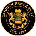 Cairick Rangers F.C. crest featuring a shield with two lions and a crown, with black and gold colors and the text 'Cairick Rangers F.C.' and 'Est. 1939'.