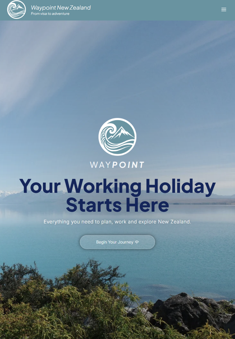 Waypoint NZ -Travel Website