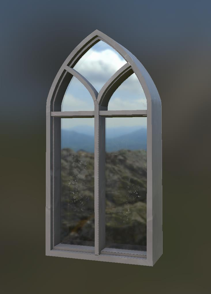 Gothic-inspired window