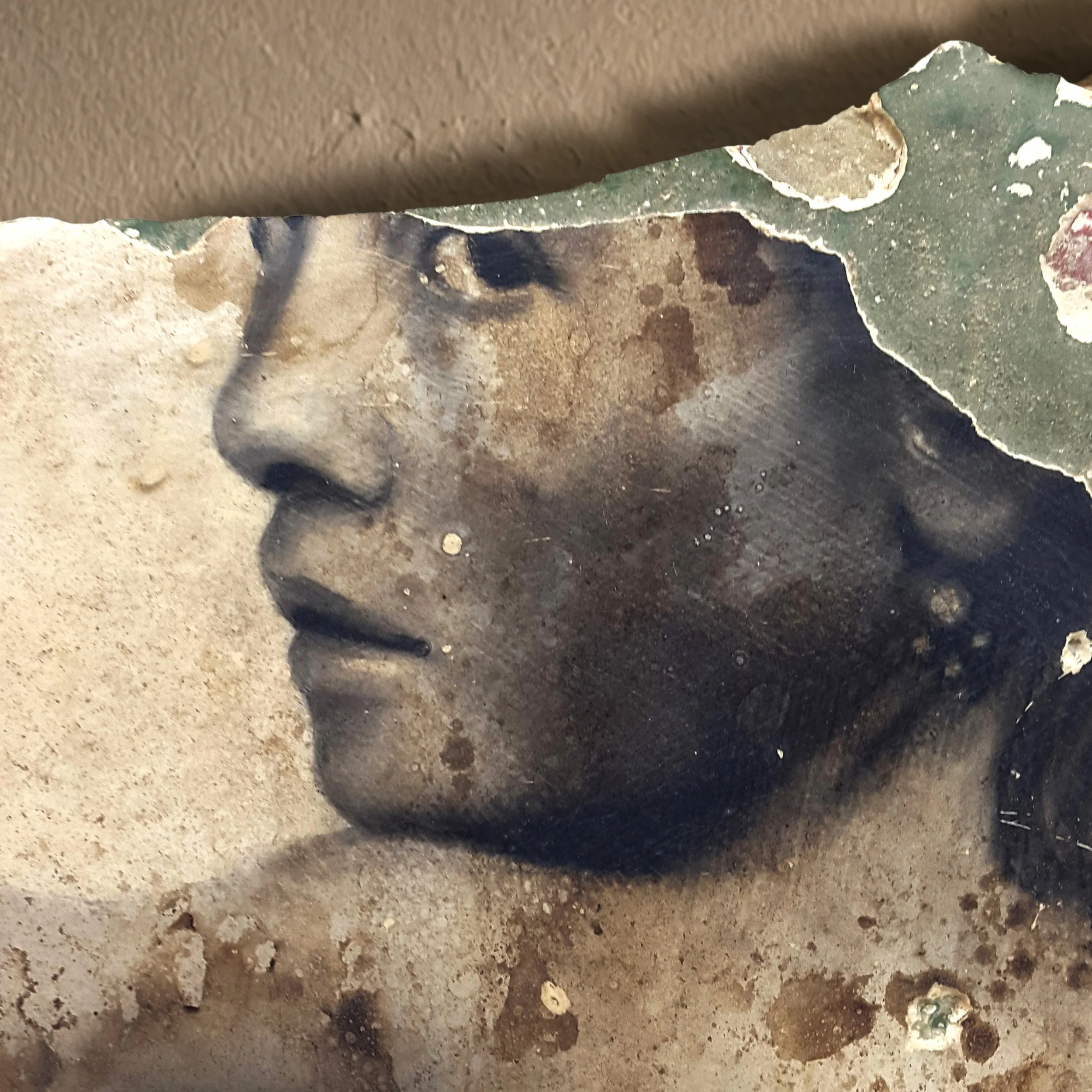 Toni Alfano, Phenomenologies (77), 2019 - Charcoal/Descialbo/mixed media, detail - (private collection - Florence, IT)