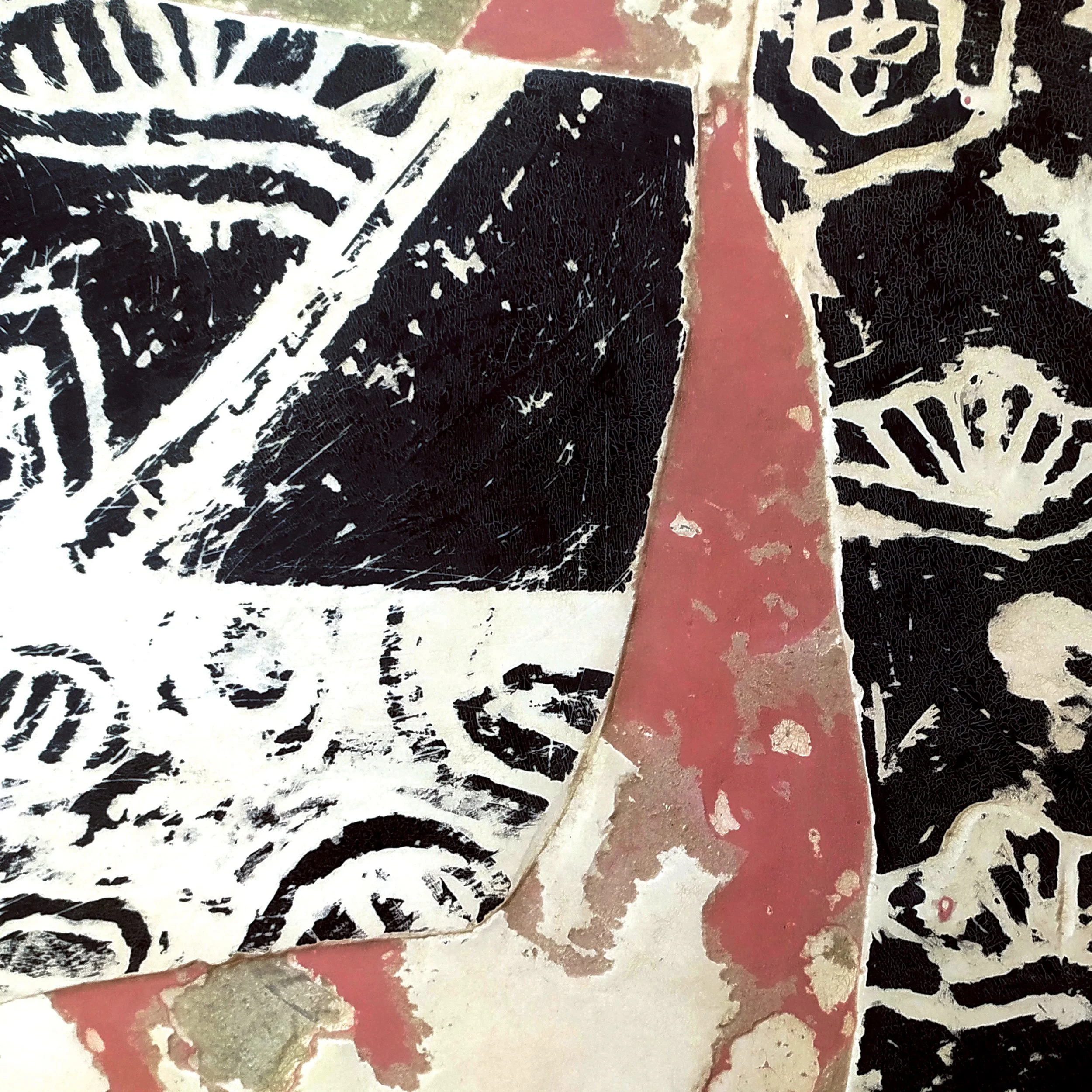 Toni Alfano, Sonatine (108), 2023 - Charcoal/Descialbo/mixed media, detail - (private collection - Varese, IT)