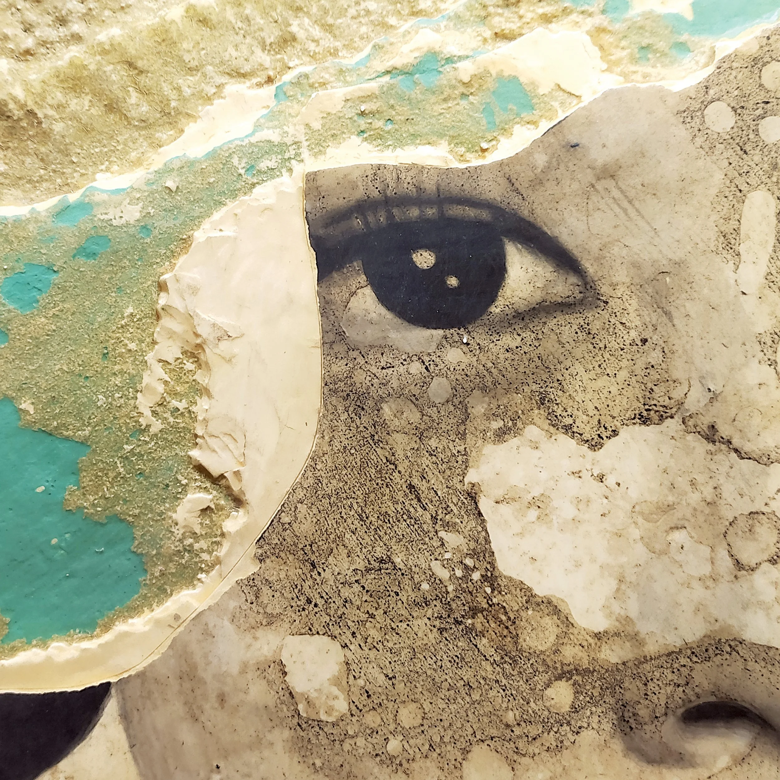 Toni Alfano, Sonatine (32), 2021 - Charcoal/Descialbo/mixed media, detail - (private collection - London, UK)