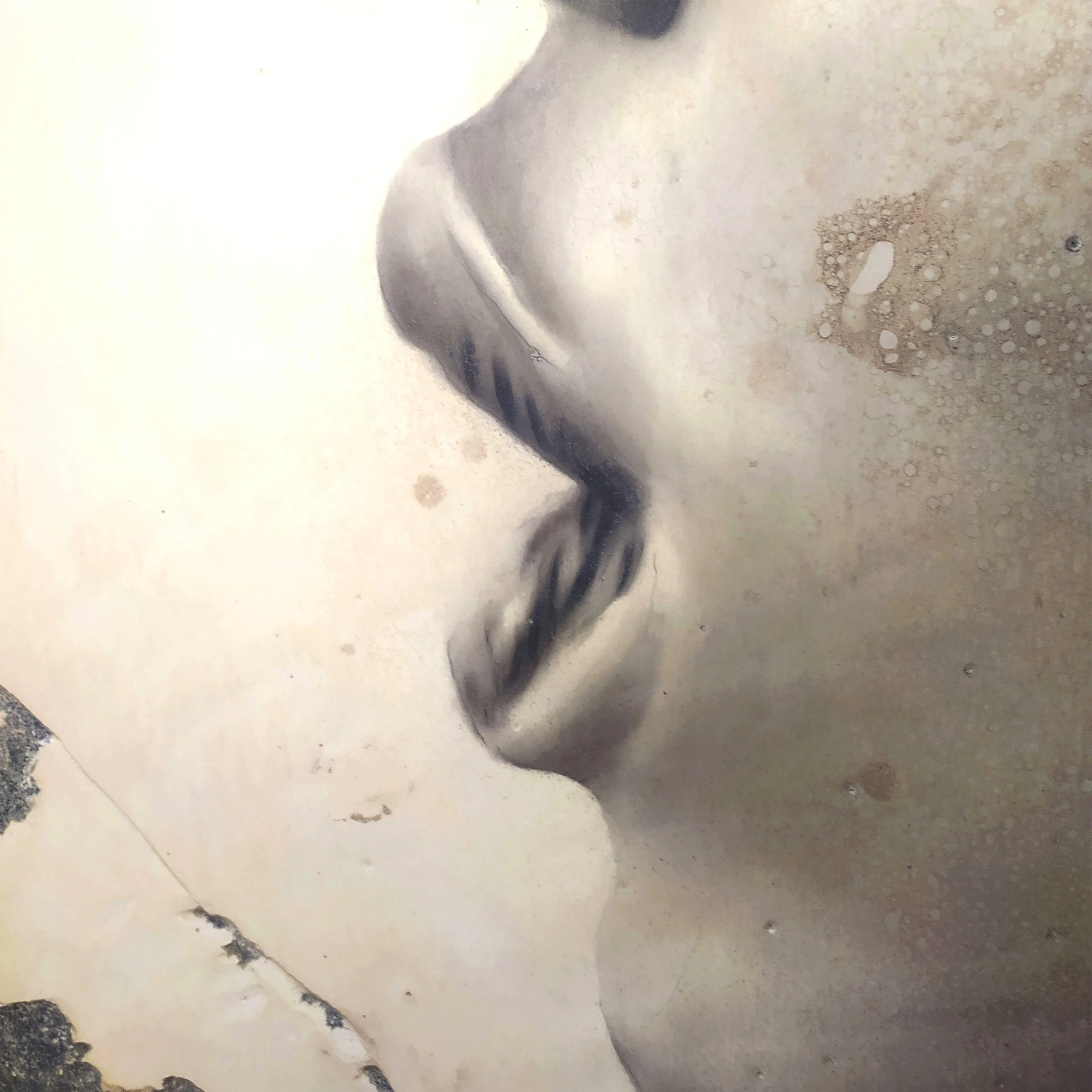 Toni Alfano, Meditterraneo Sacro (03), 2022 - Charcoal/Descialbo/mixed media, detail