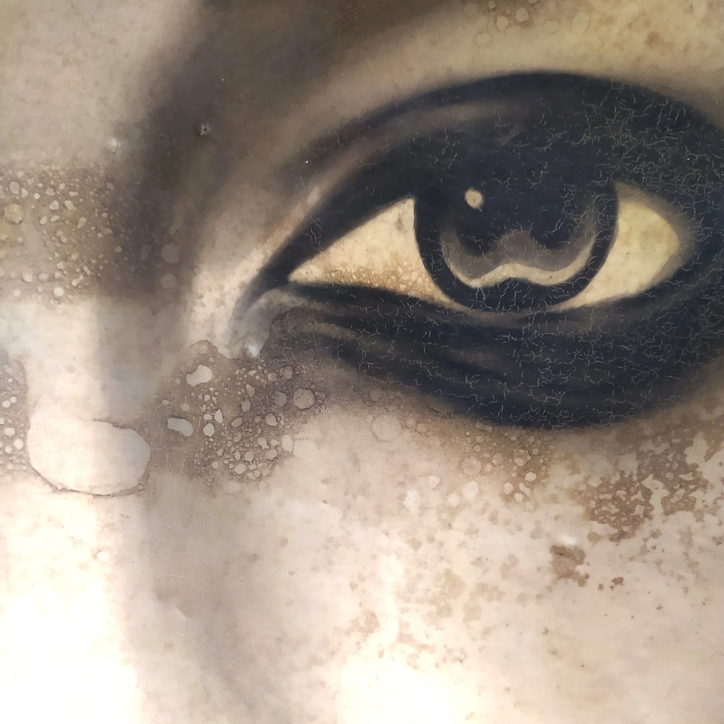 Toni Alfano, Meditterraneo Sacro (02), 2022 - Charcoal/Descialbo/mixed media, detail