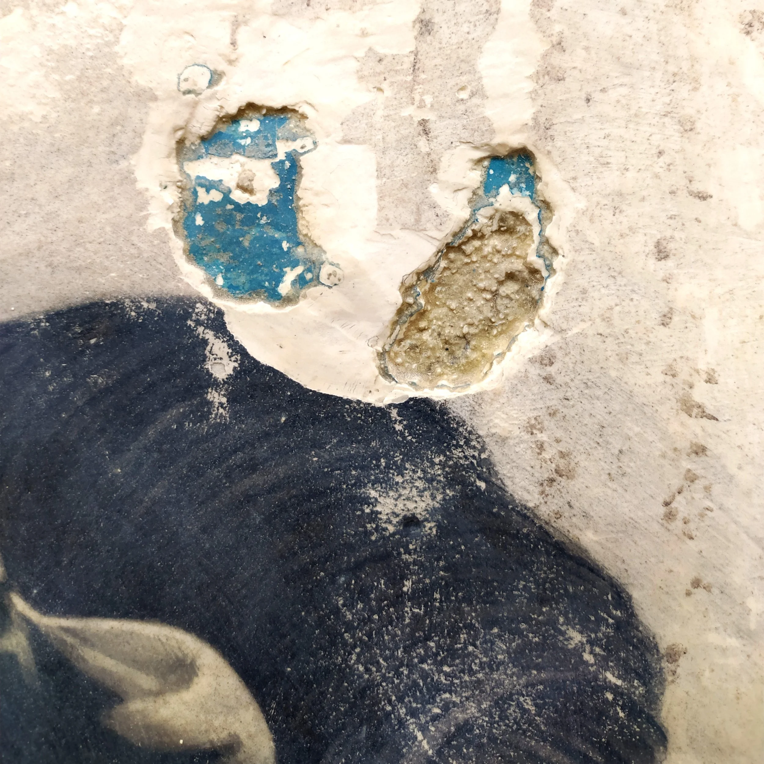 Toni Alfano, Sonatine (14), 2021 - Charcoal/Descialbo/mixed media, detail - (private collection - Brussels, BE)