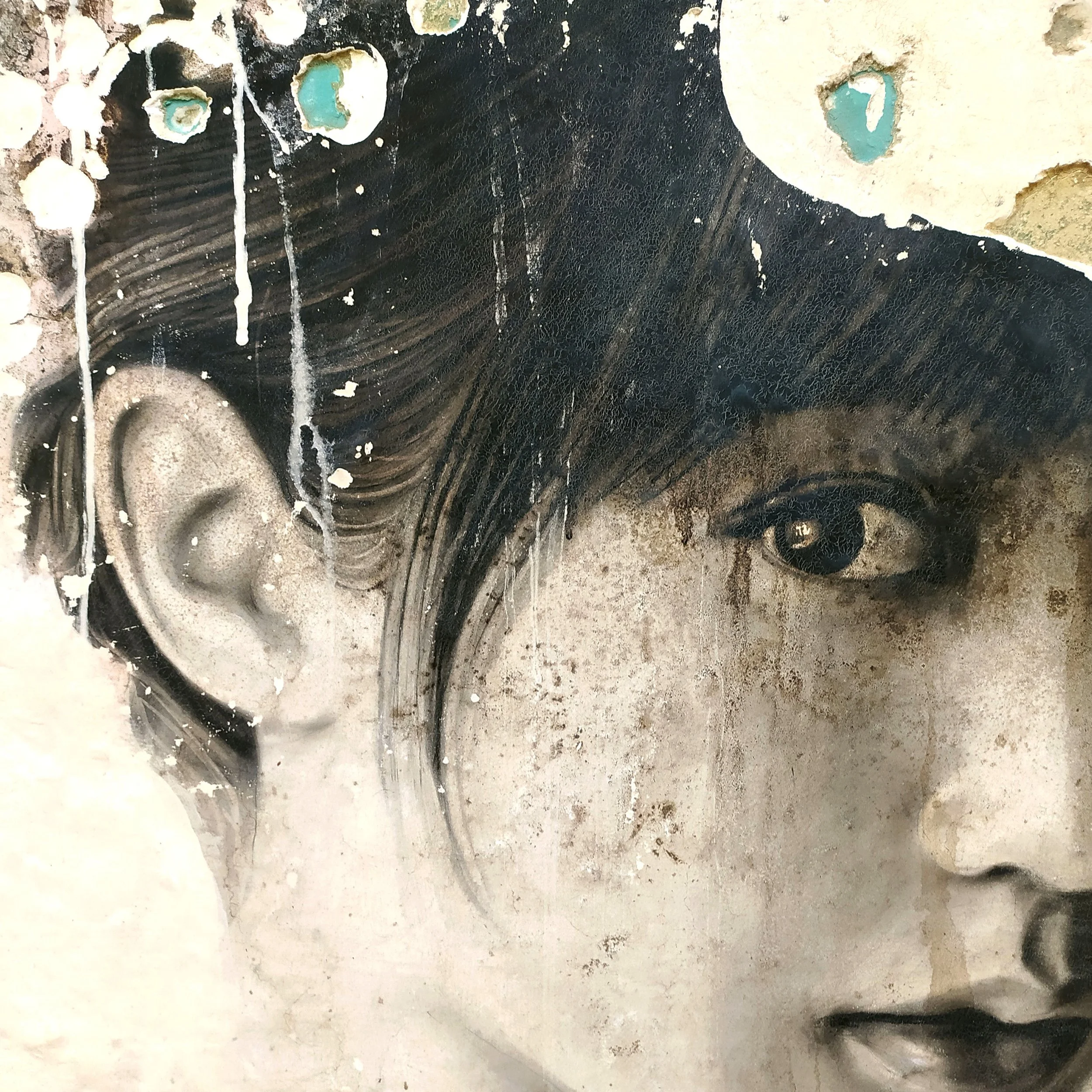 Toni Alfano, Sonatine (33), 2021 - Charcoal/Descialbo/mixed media, detail - (private collection - Milan, IT)