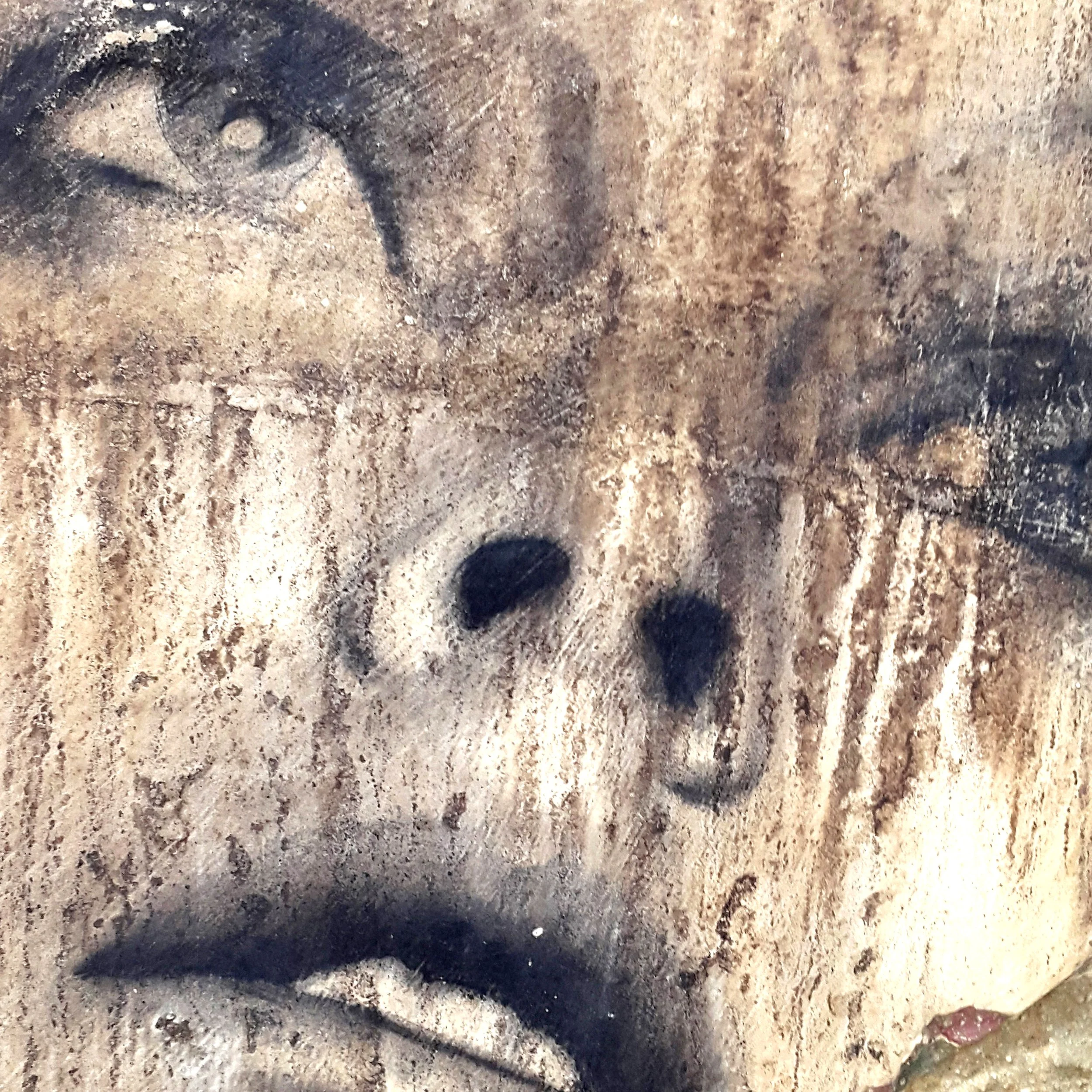 Toni Alfano, Phenomenologies (86), 2019 - Charcoal/Descialbo/mixed media, detail - (private collection - Siena, IT)