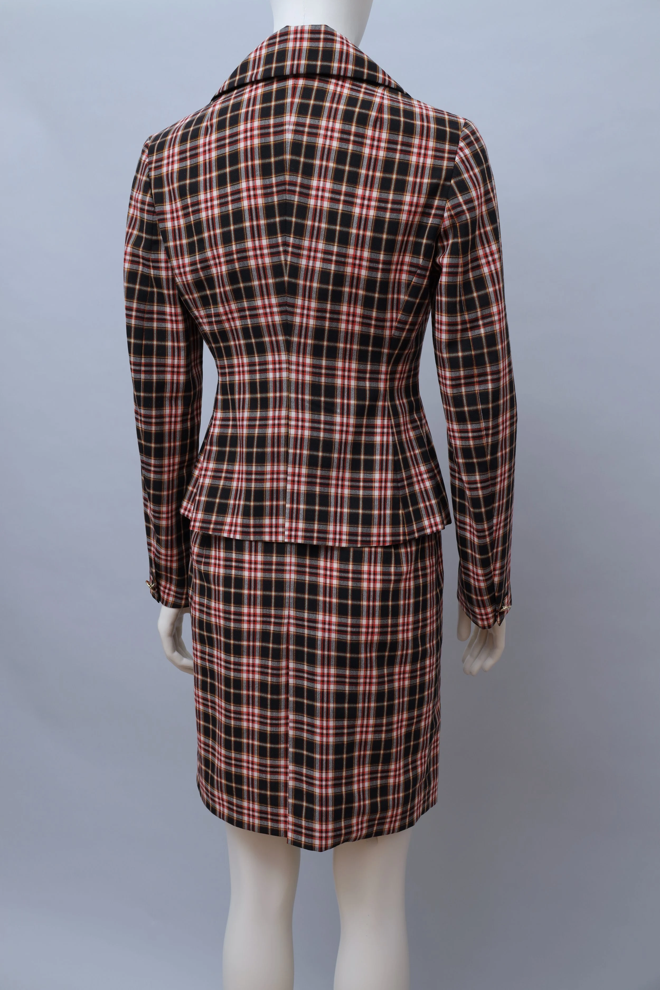 S/S 1998 Vivienne Westwood tartan ensemble skirt suit