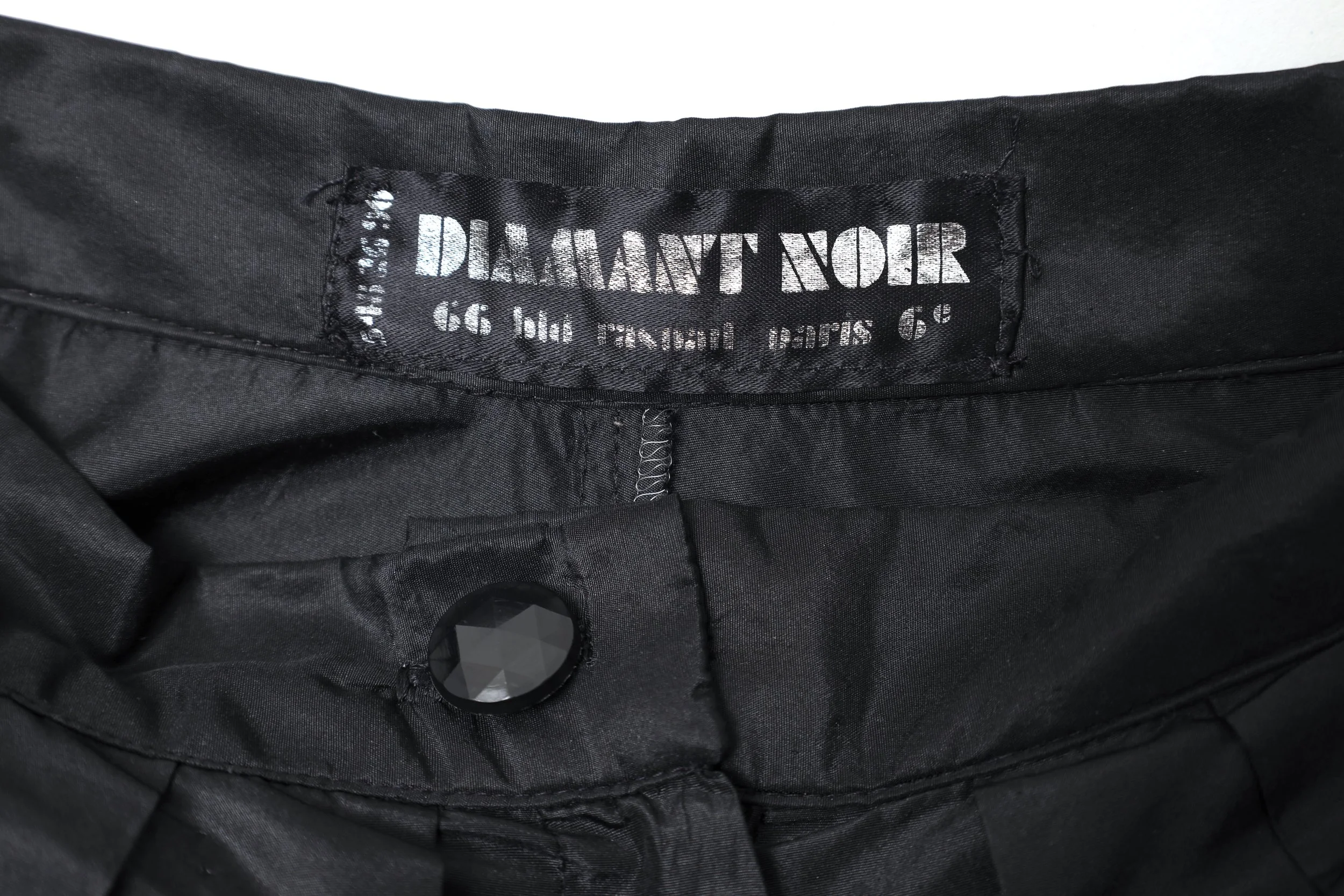 1980s Diamant Noir by Claude Petin label tag