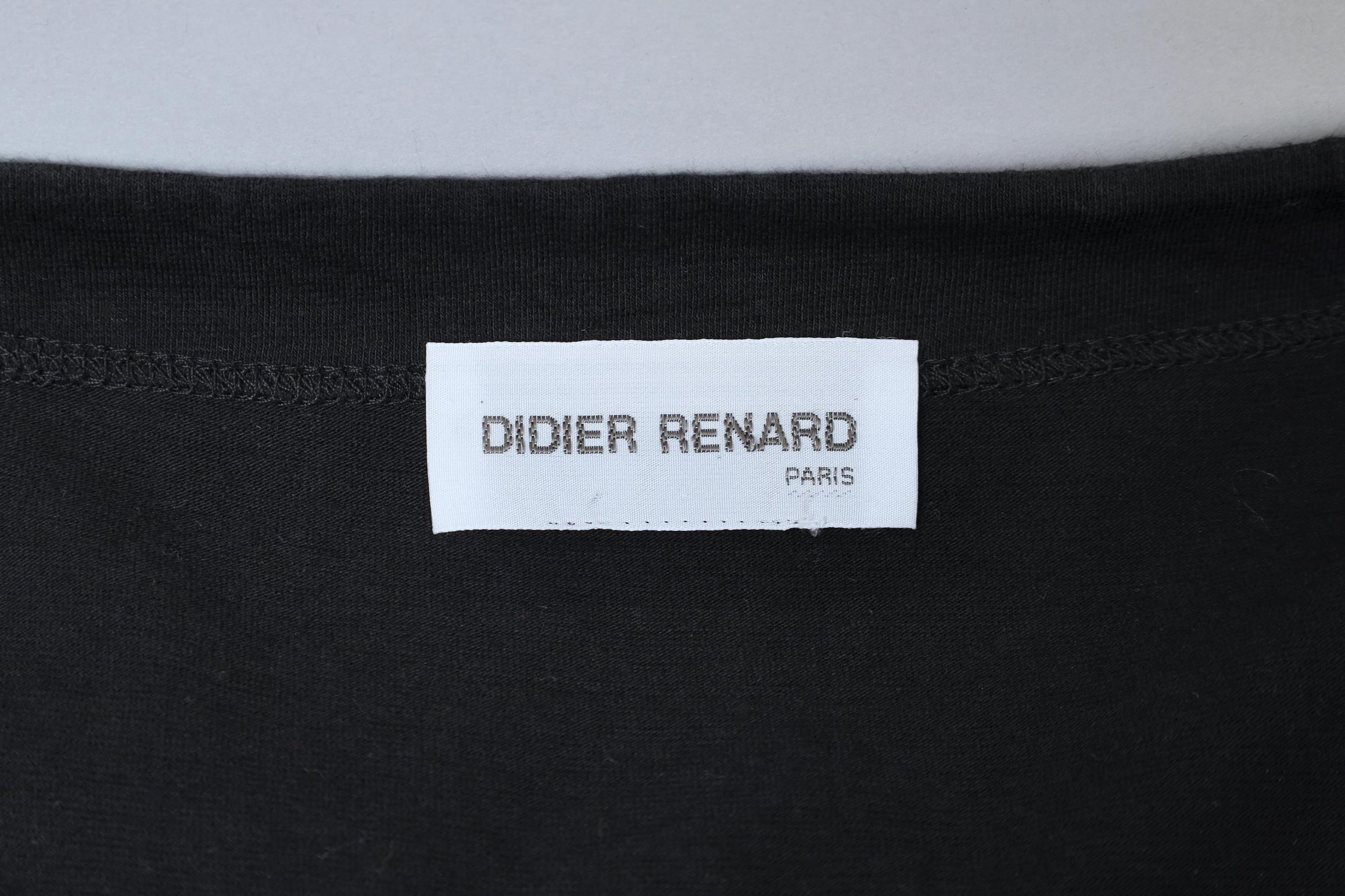 1980s Didier Renard label tag