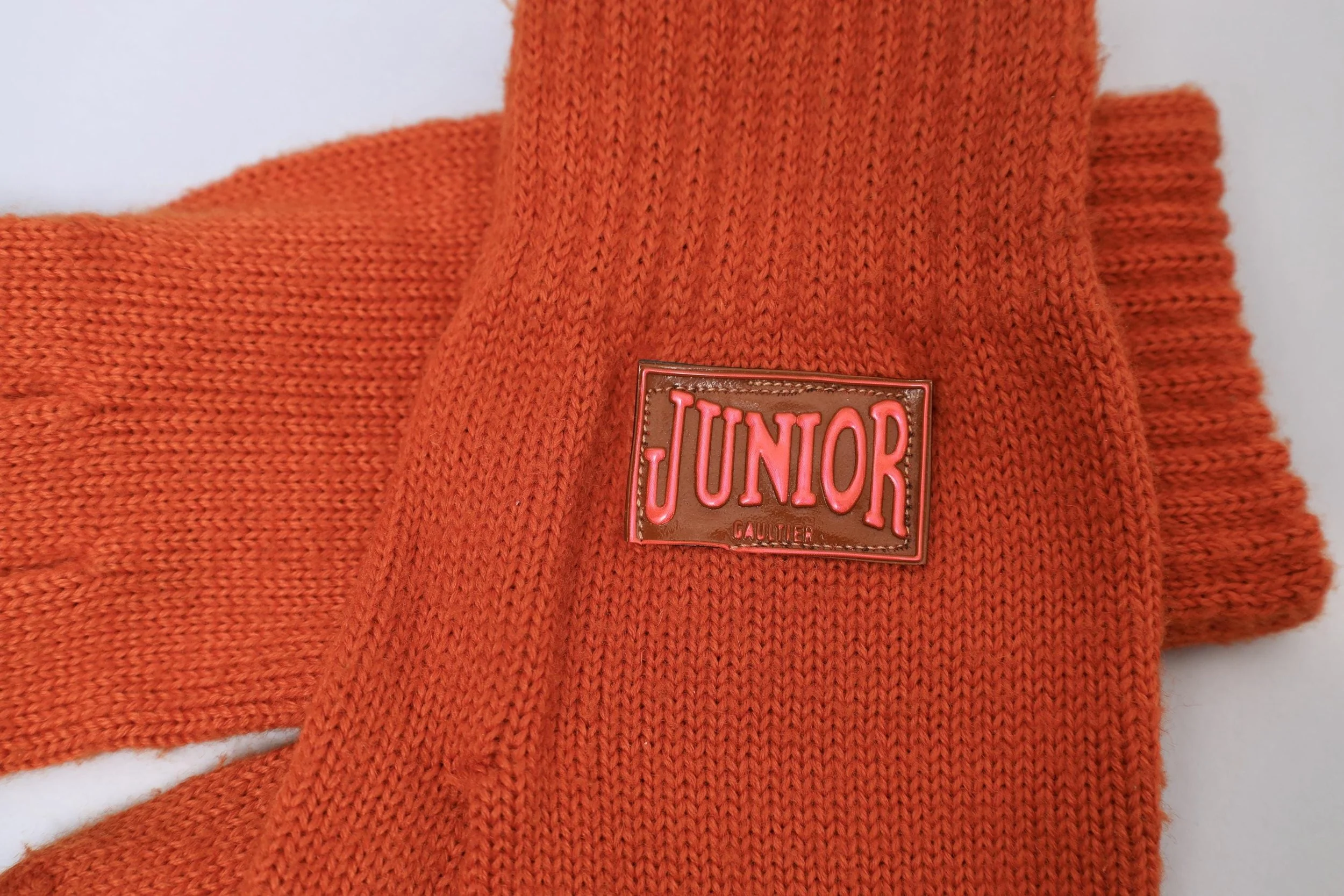 early 1990s Junior Gaultier rubber tag