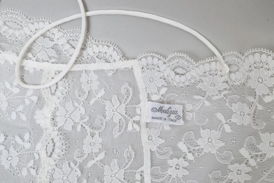 1980s Malizia by La Perla label tag