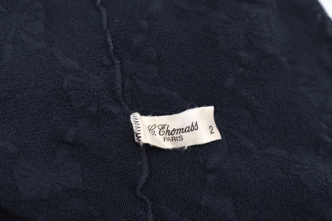 early 1980s Chantal Thomass Wolford label tag