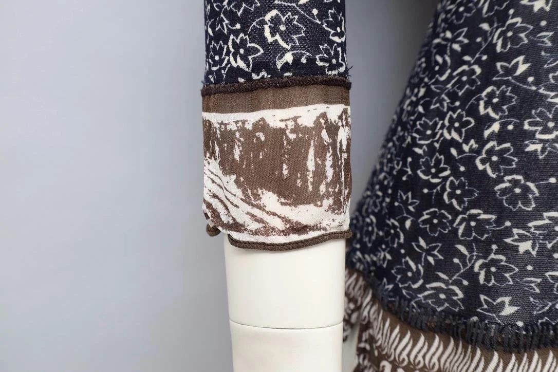 S/S 1998 Jean Paul Gaultier mesh tribal print