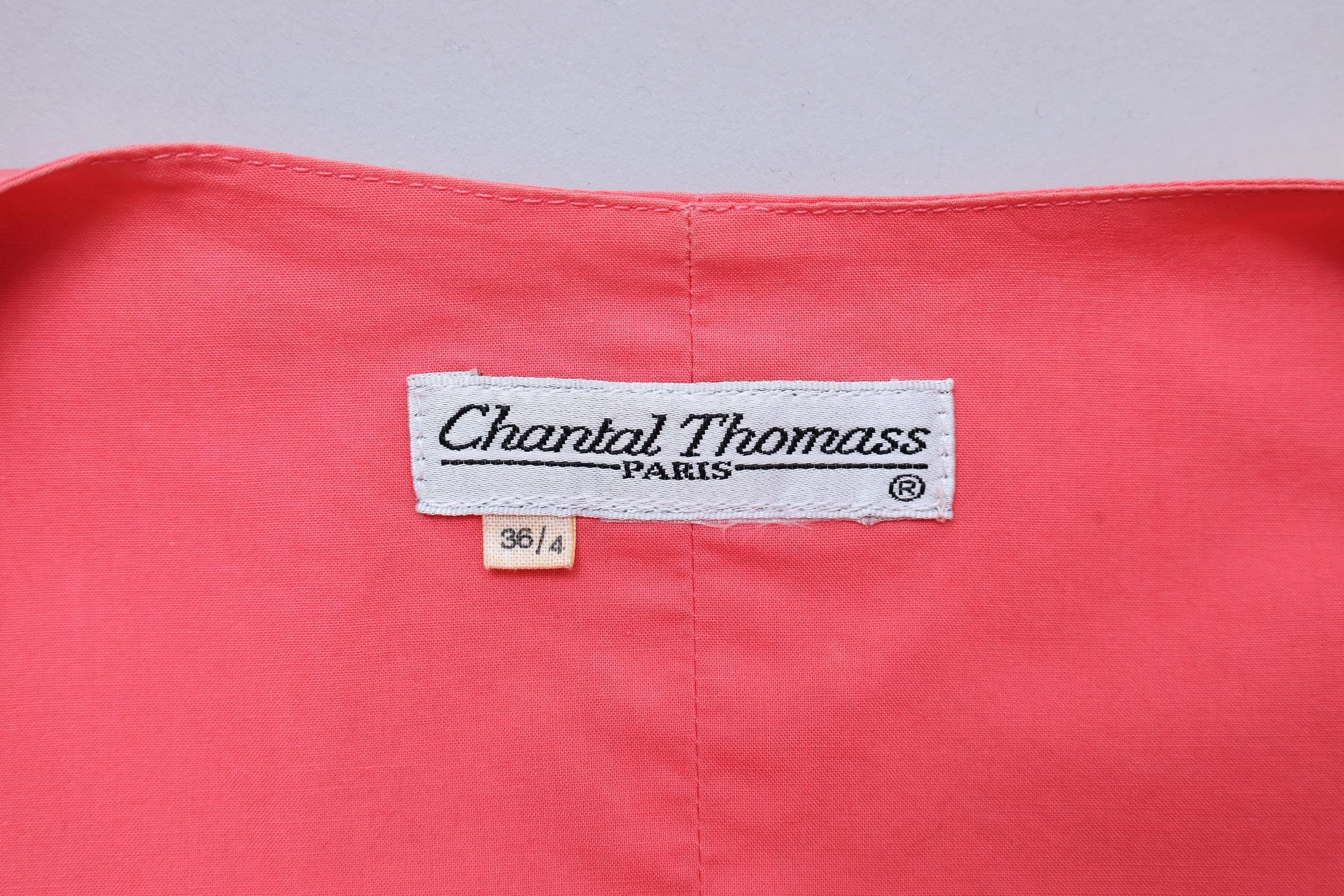 S/S 1989 Chantal Thomass label tag