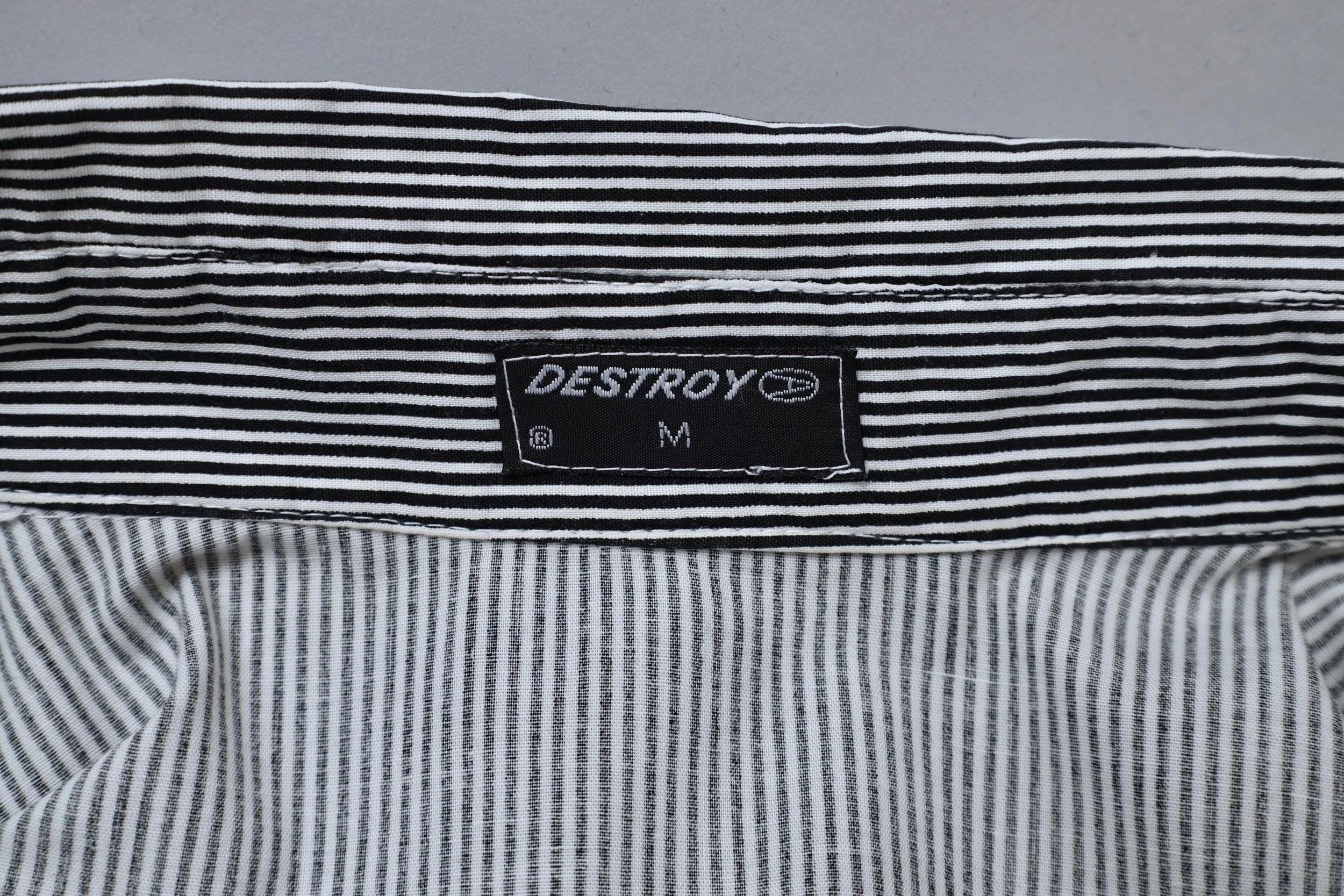 1990s DESTROY by John Richmond label tag