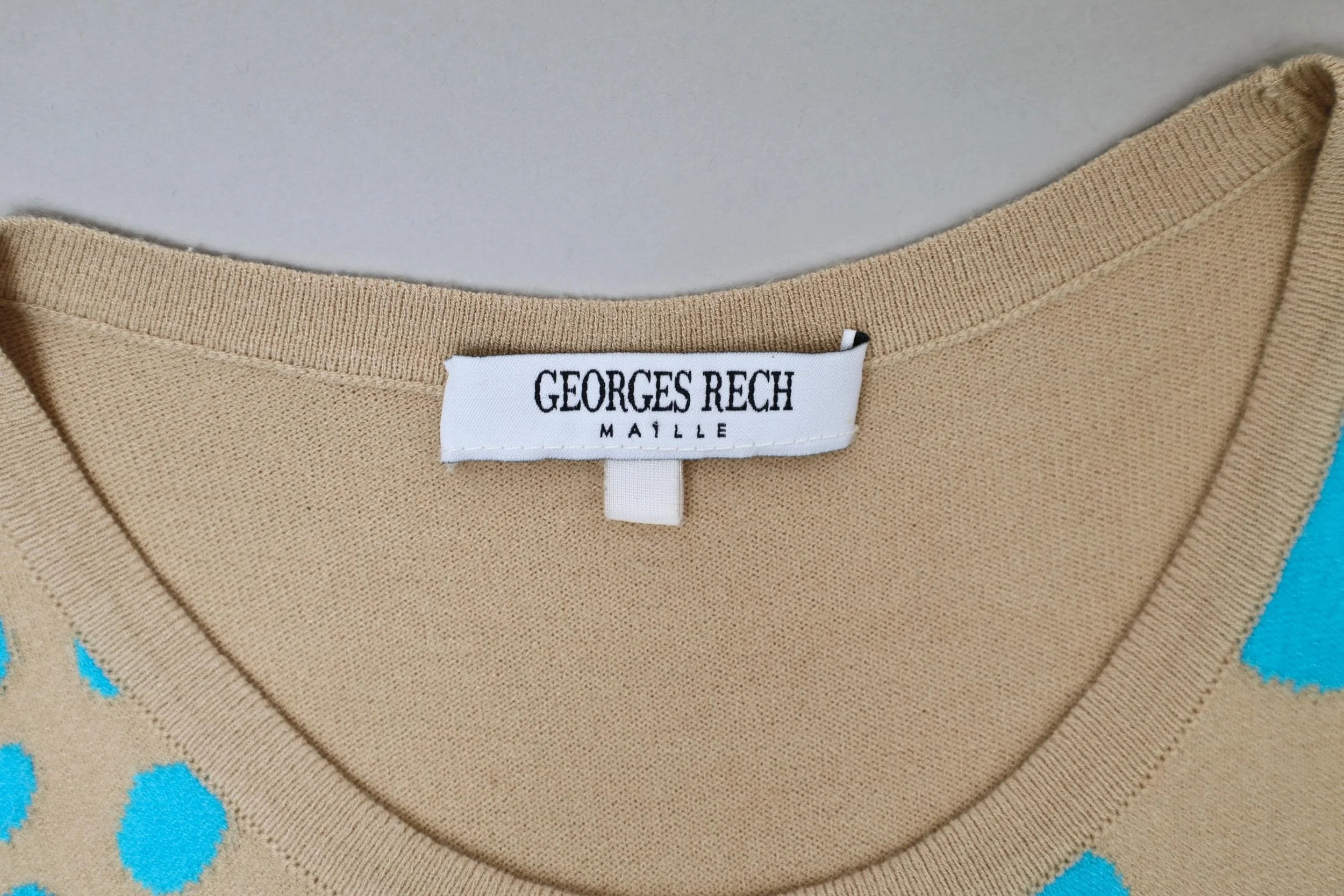 1990s George Rech label tag