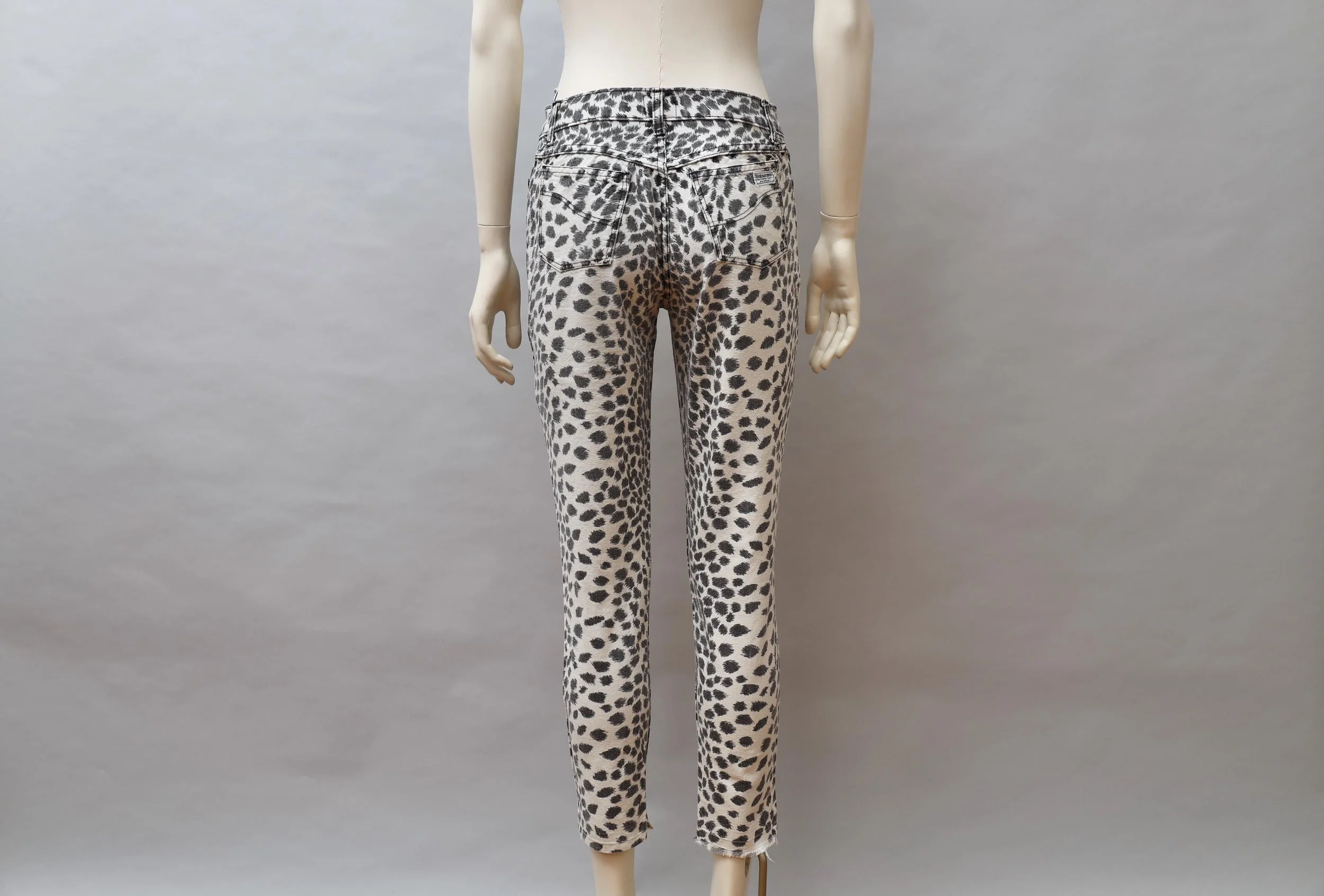 1980s Reminiscence by Stewart Richer cheetah print jeans