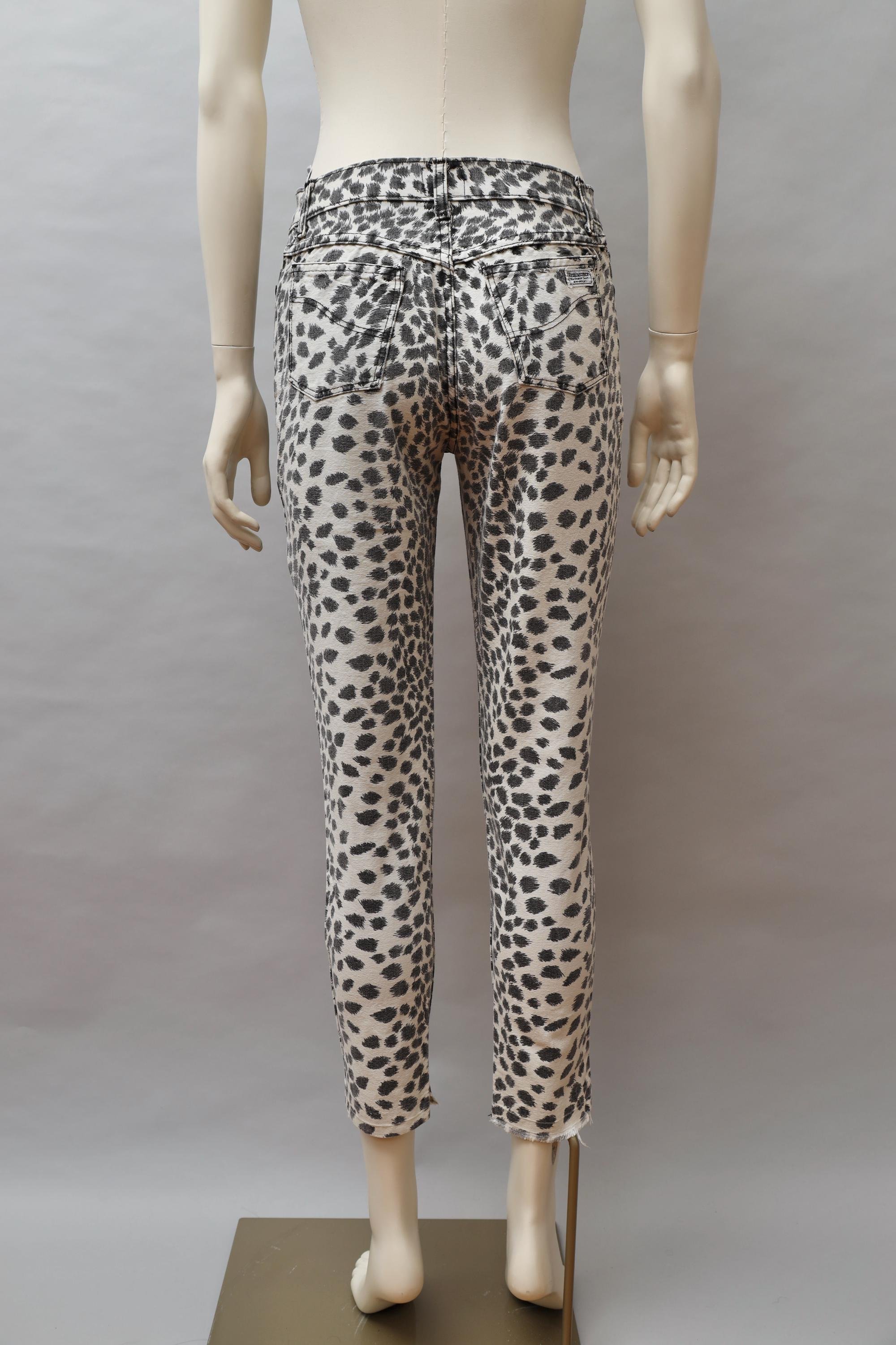 1980s Reminiscence by Stewart Richer cheetah print jeans