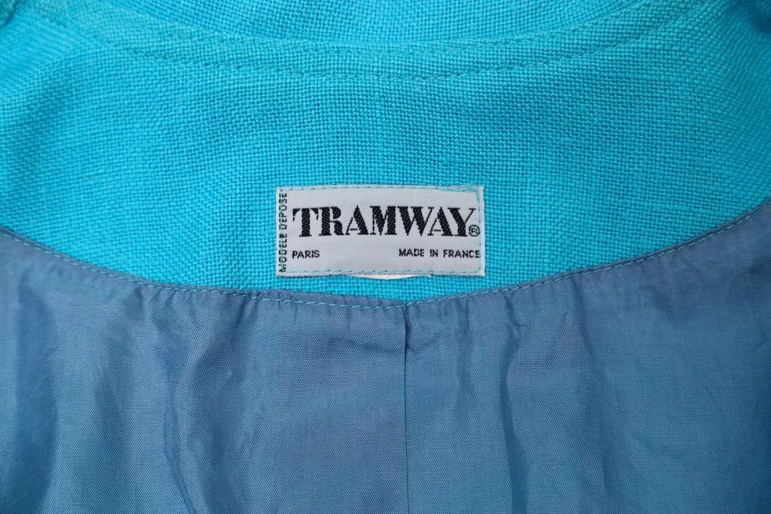 1980s Tramway Paris label tag