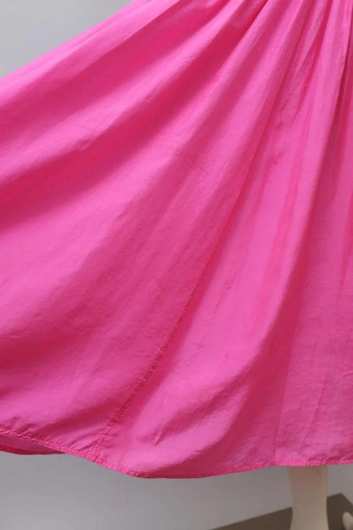 pink silk detail