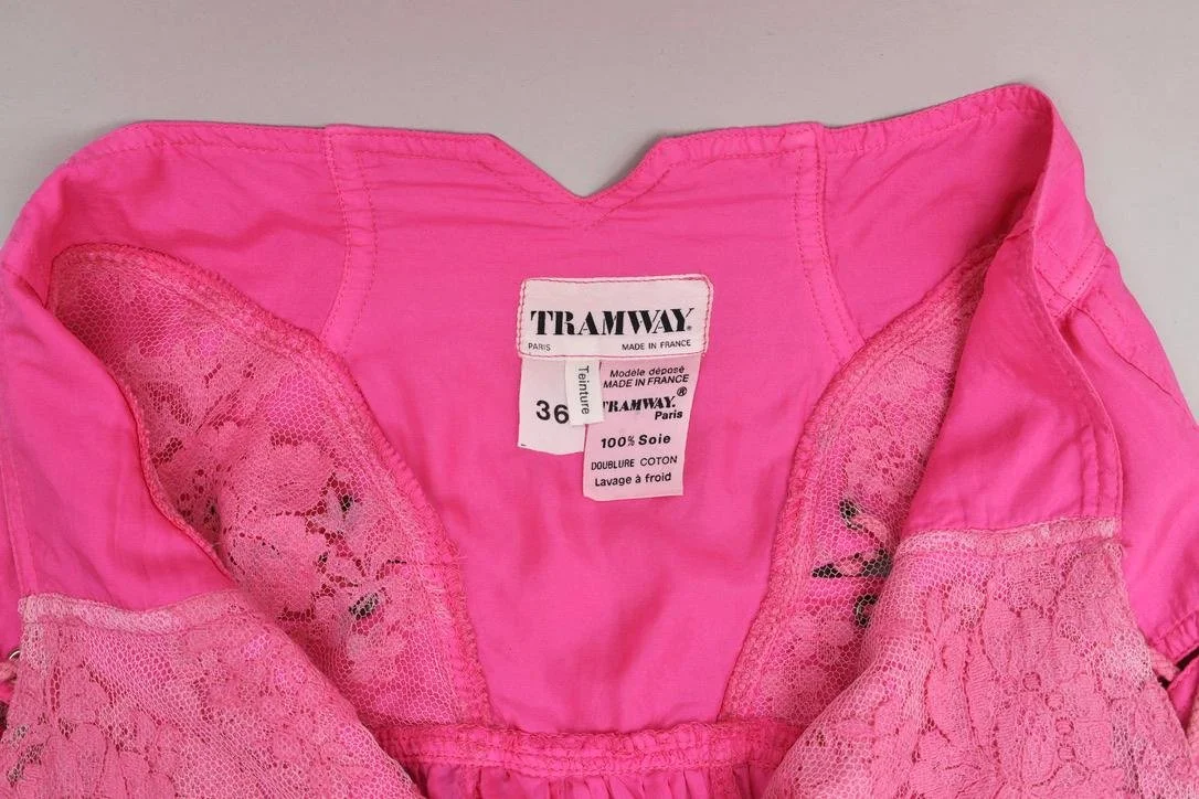 1980s Tramway Paris label tag