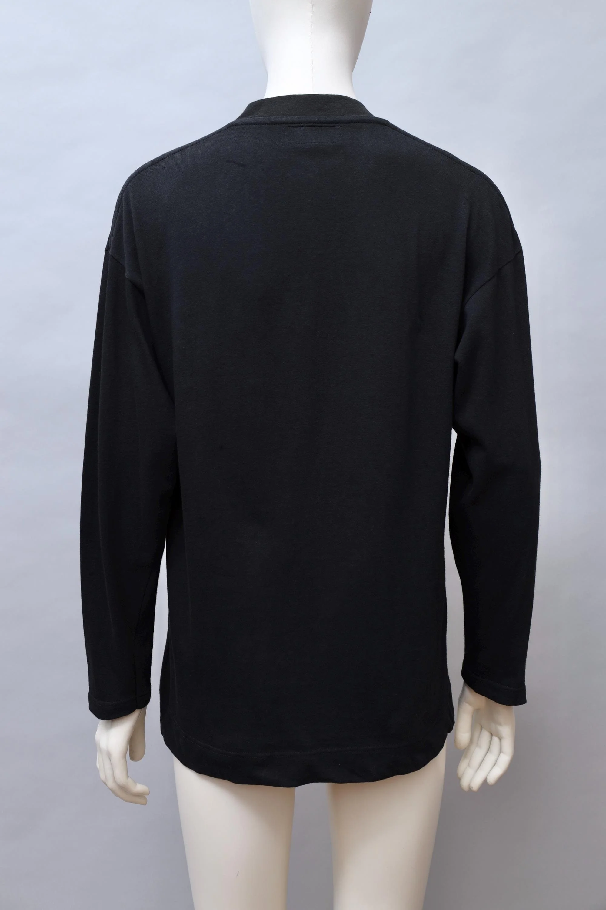 late 1980s / early 1990s Thierry Mugler activ metallic signature logo longsleeve back