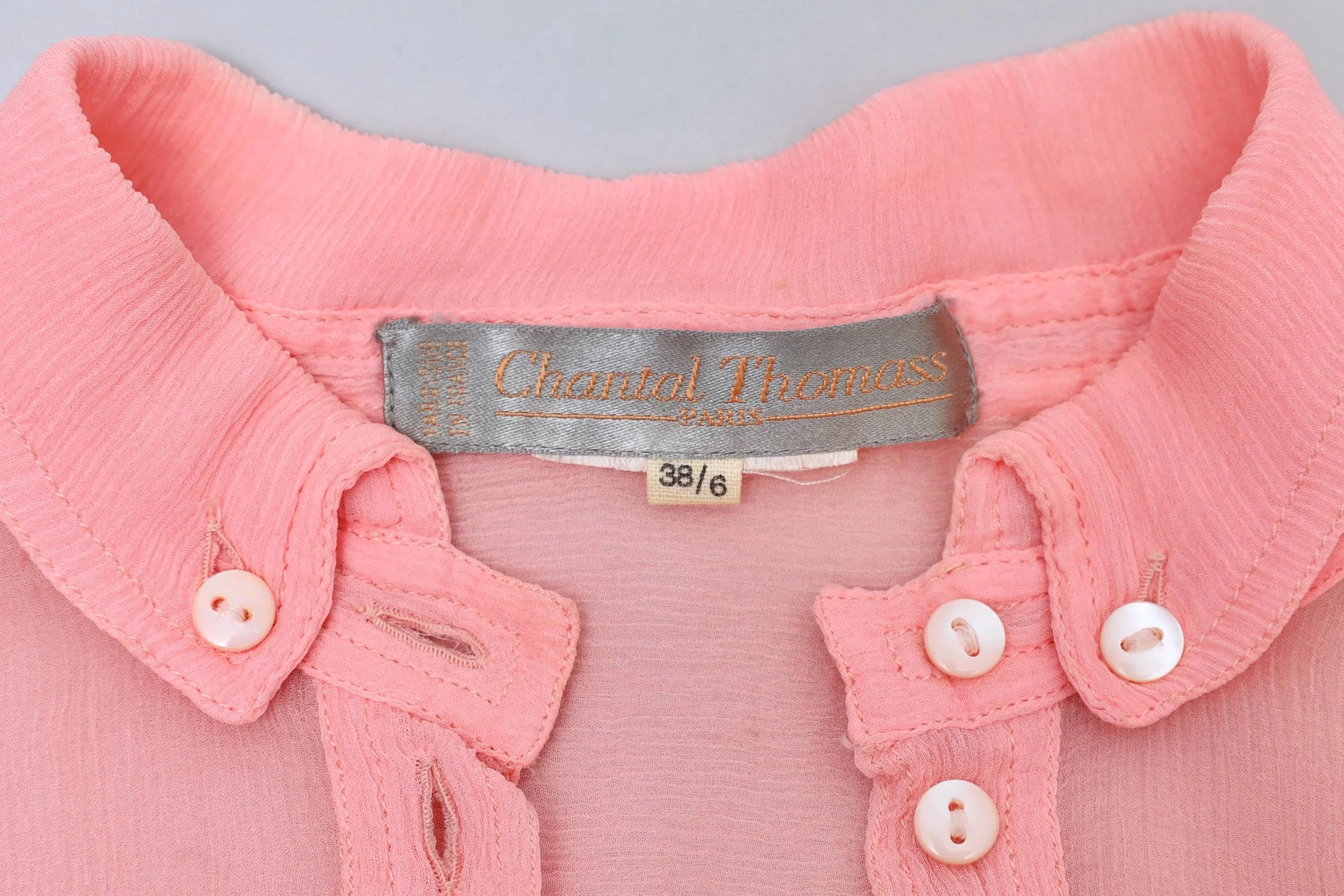 1980s Chantal Thomass label tag