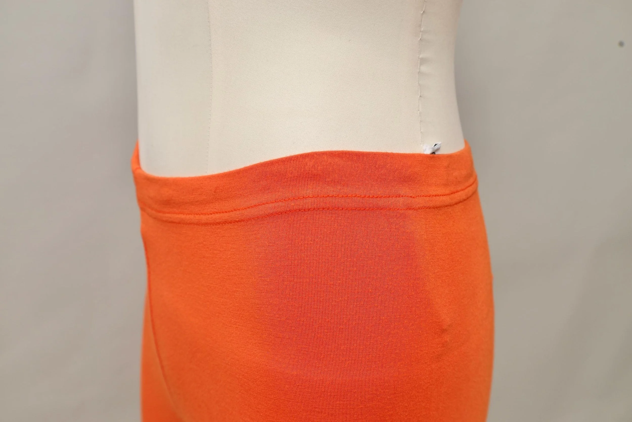 orange cotton waist detail