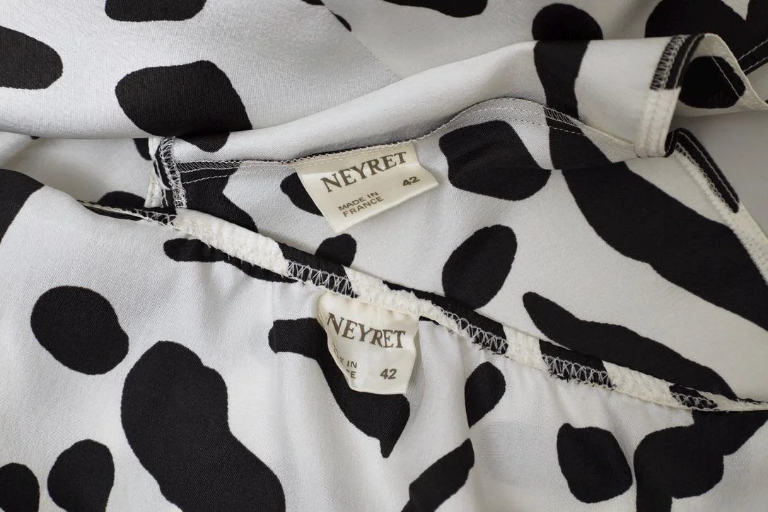 1980s Neyret Paris label tag