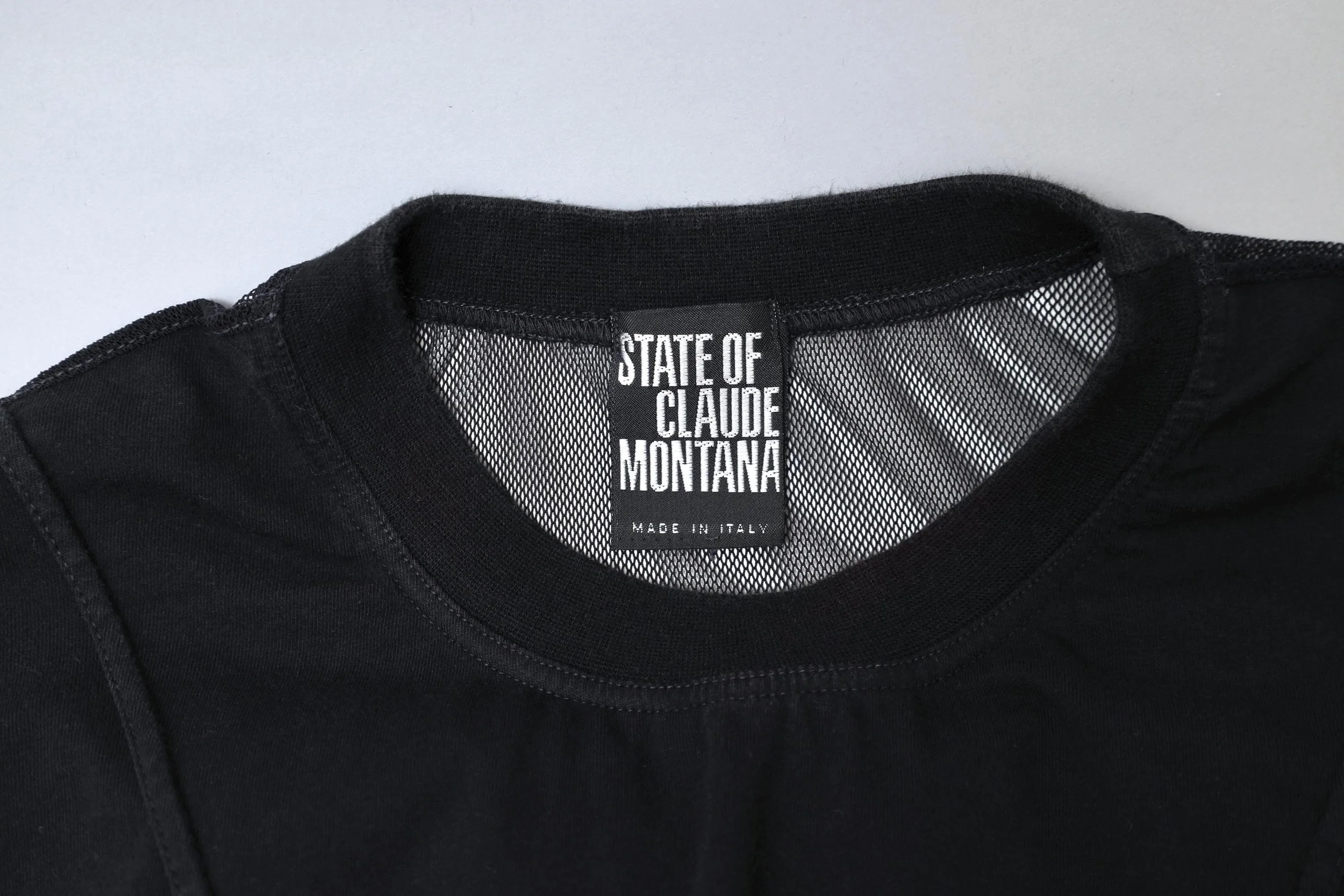1990s State of Claude Montana label tag