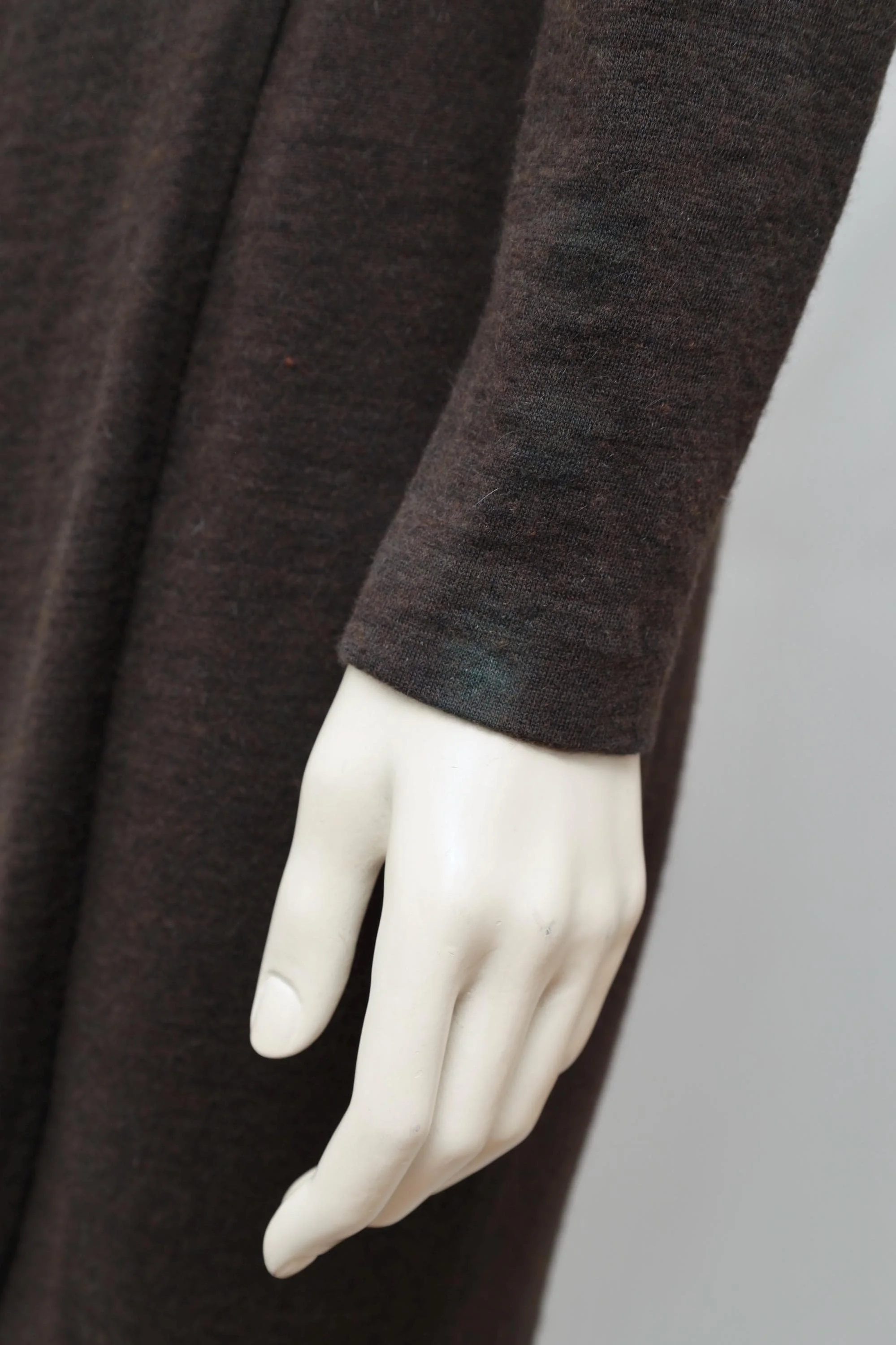 wool cuff detail