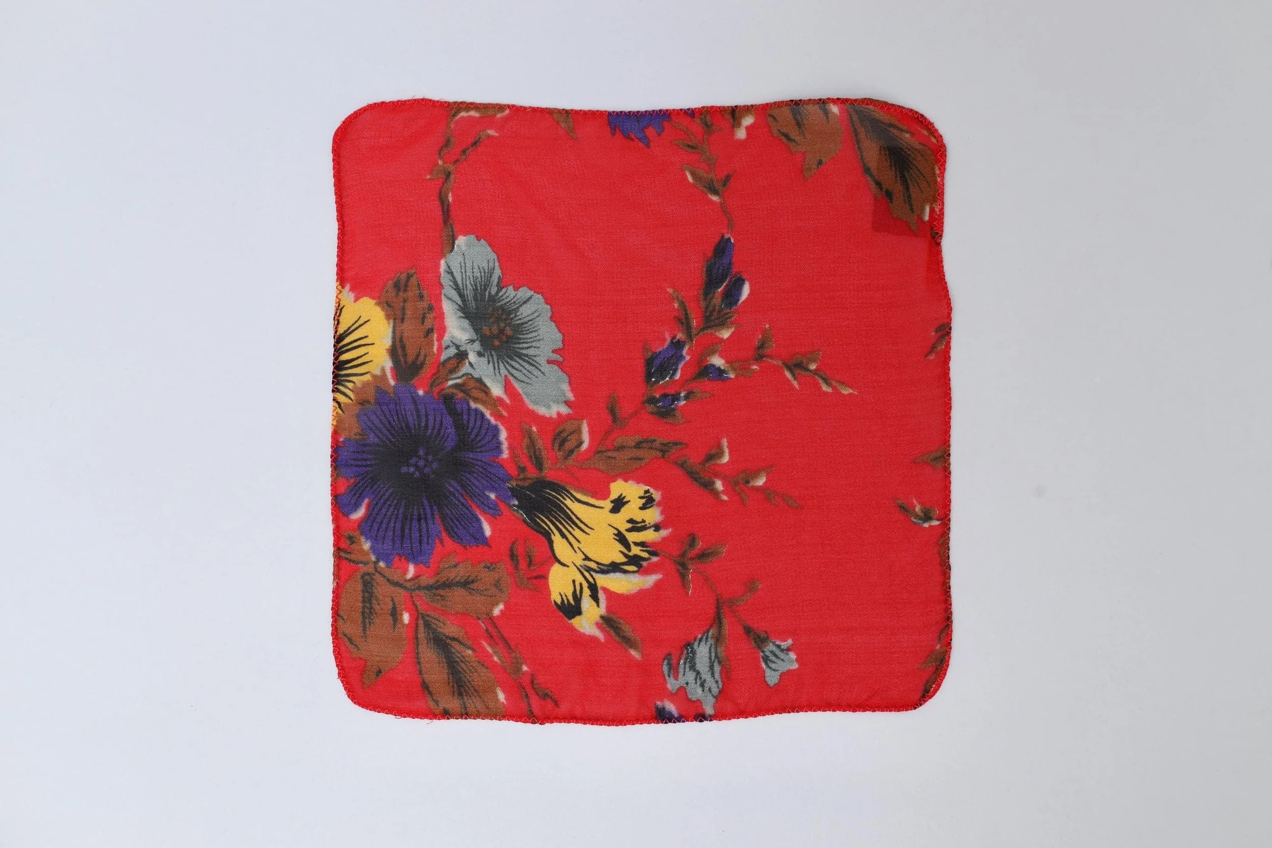 S/S 1989 Jean Paul Gaultier Junior Gaultier red floral handkerchief
