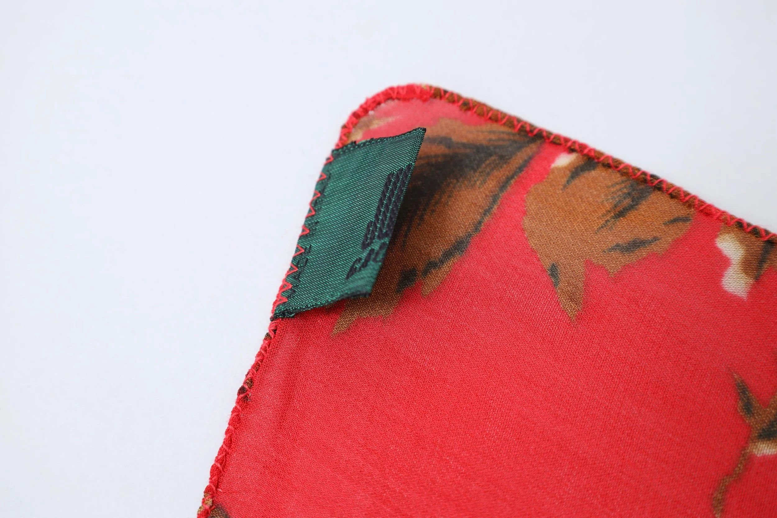 S/S 1989 Jean Paul Gaultier Junior Gaultier red floral handkerchief