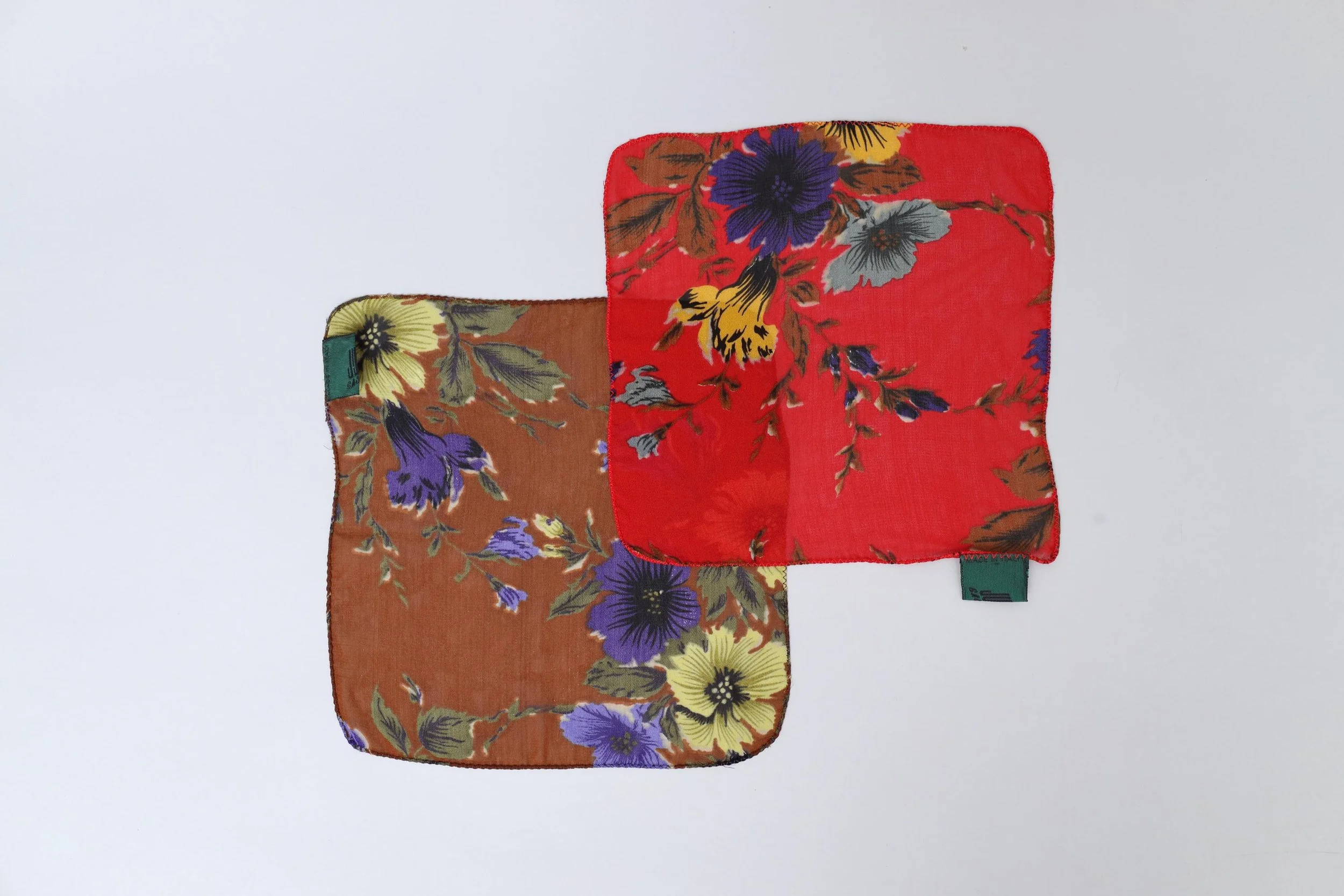 S/S 1989 Jean Paul Gaultier Junior Gaultier red floral handkerchief