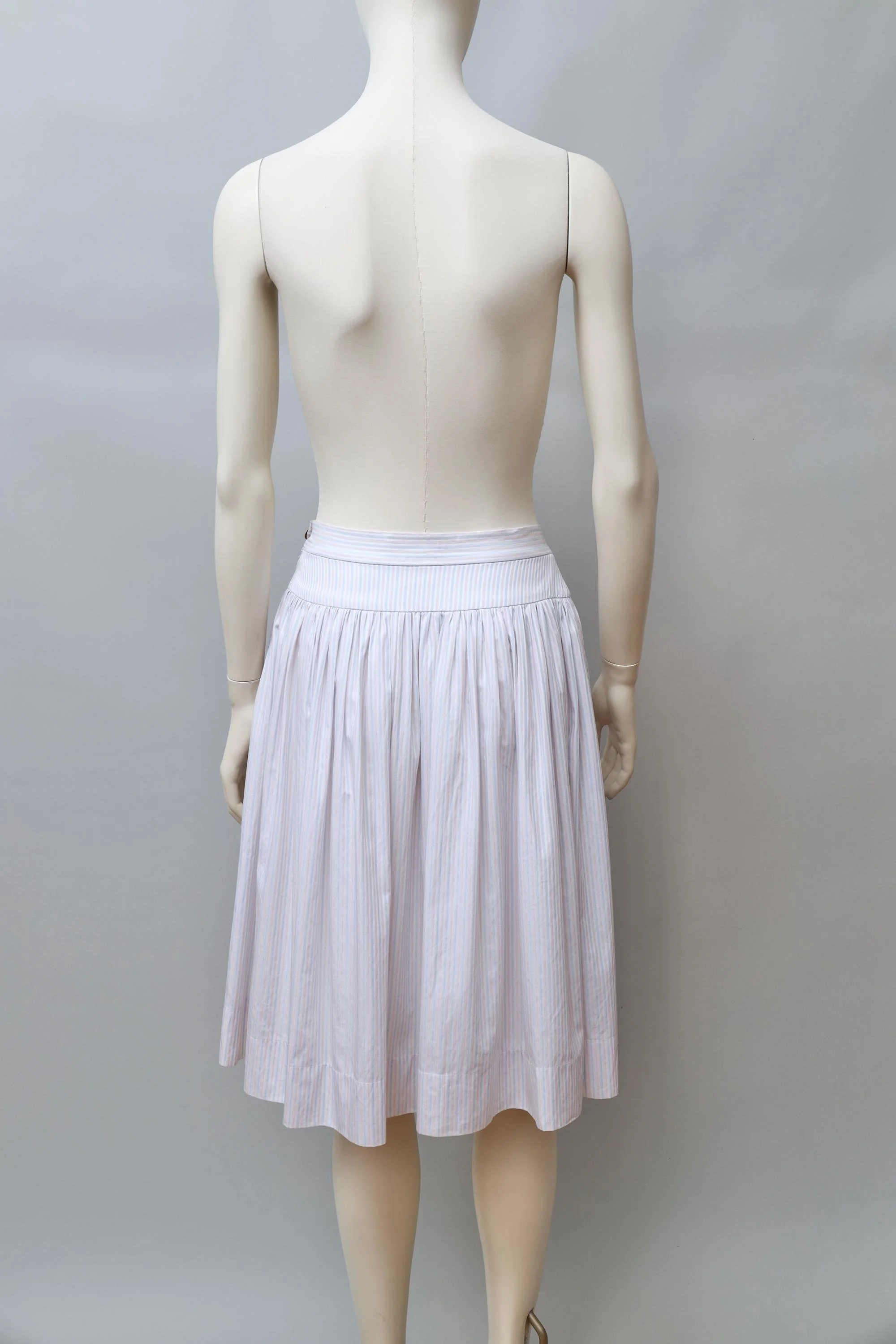 S/S 2013 Vivienne Westwood Red Label pastel striped cotton skirt