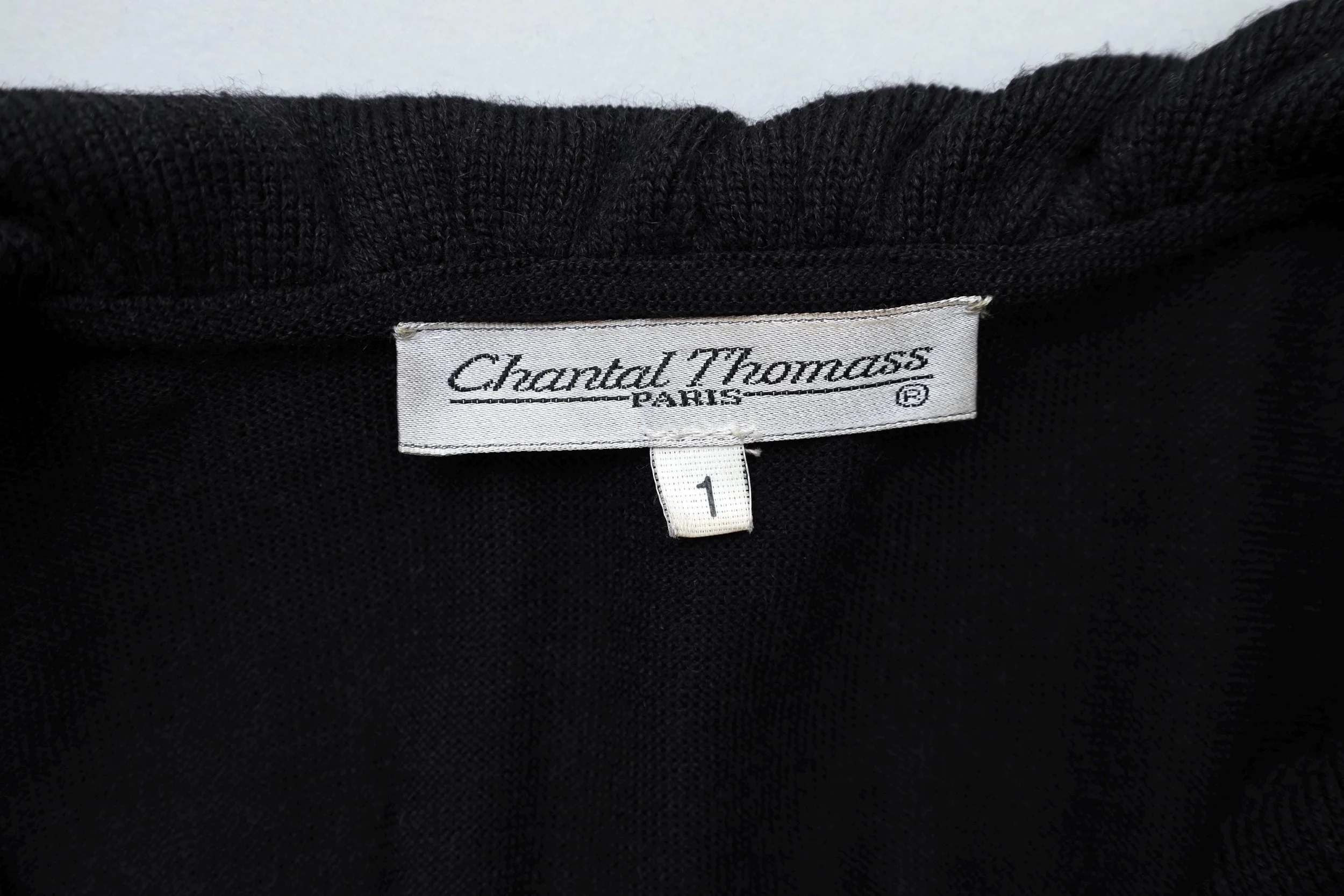 1980s Chantal Thomass label tag