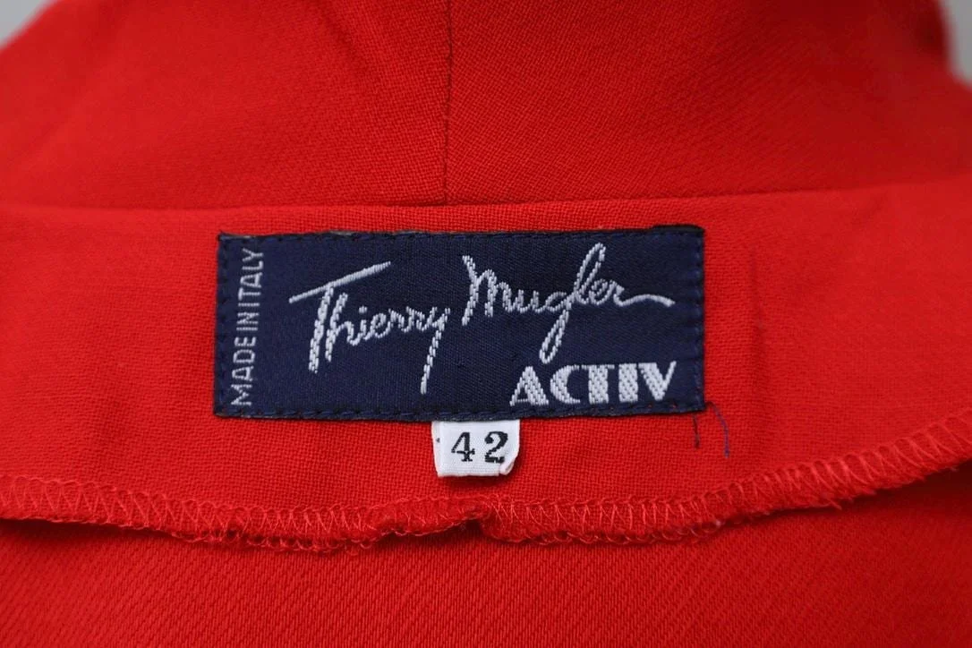 late 1980s / early 1990s Thierry Mugler Activ label tag