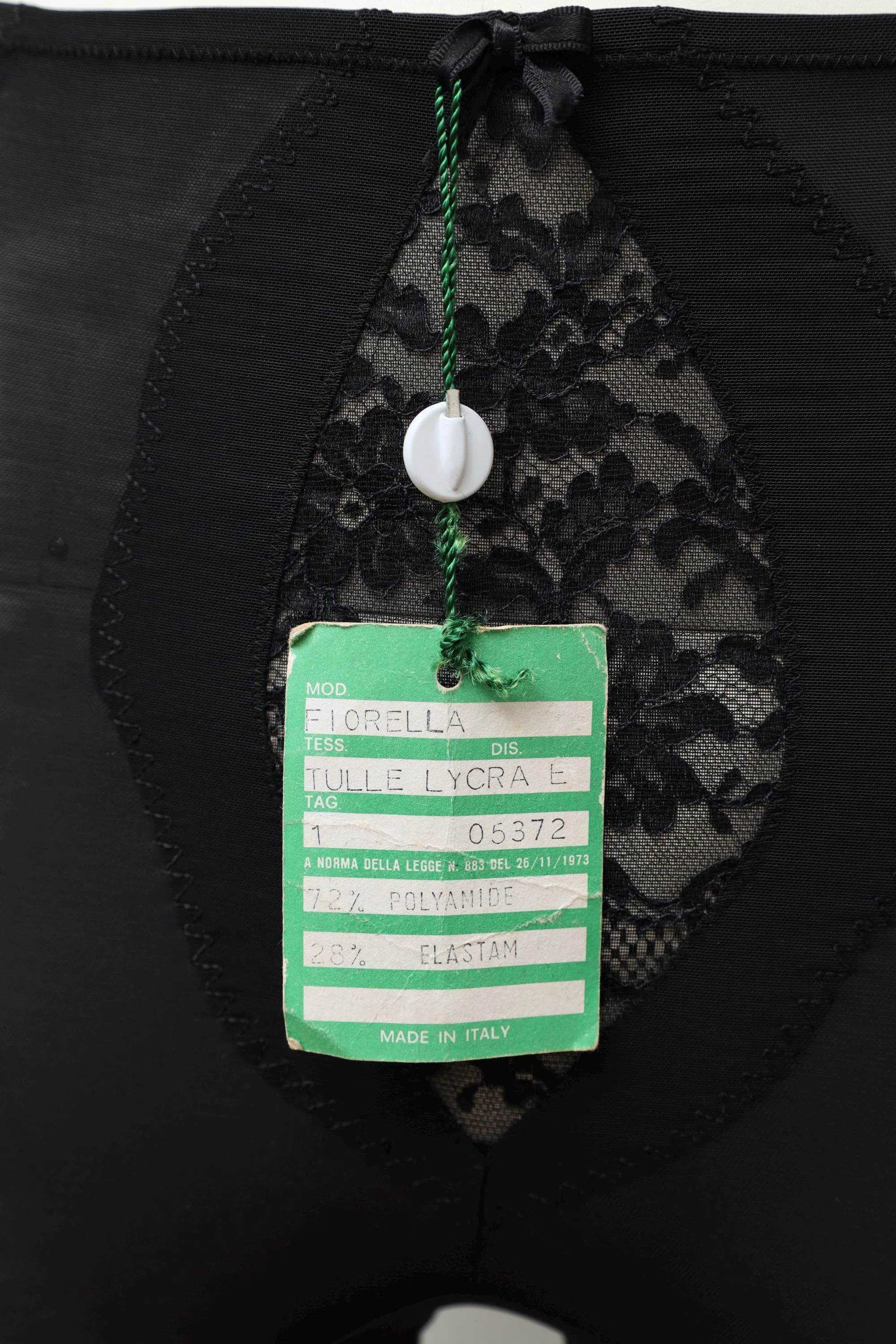 1970s deadstock Armonia La Perla label tag